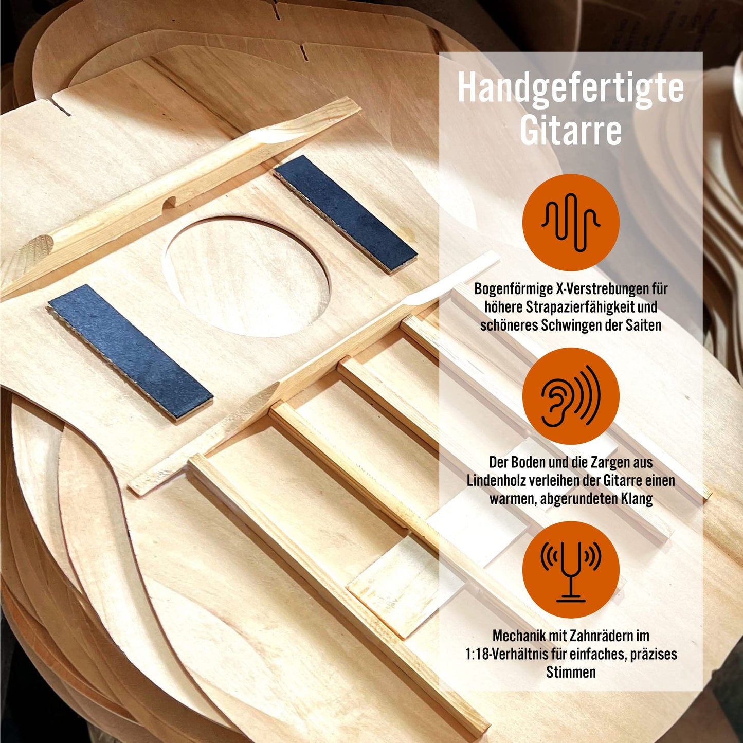 3rd Avenue 3/4-Klassikgitarre Für Kinder, Spanische Nylonsaiten, Einsteigerpaket – Rot
