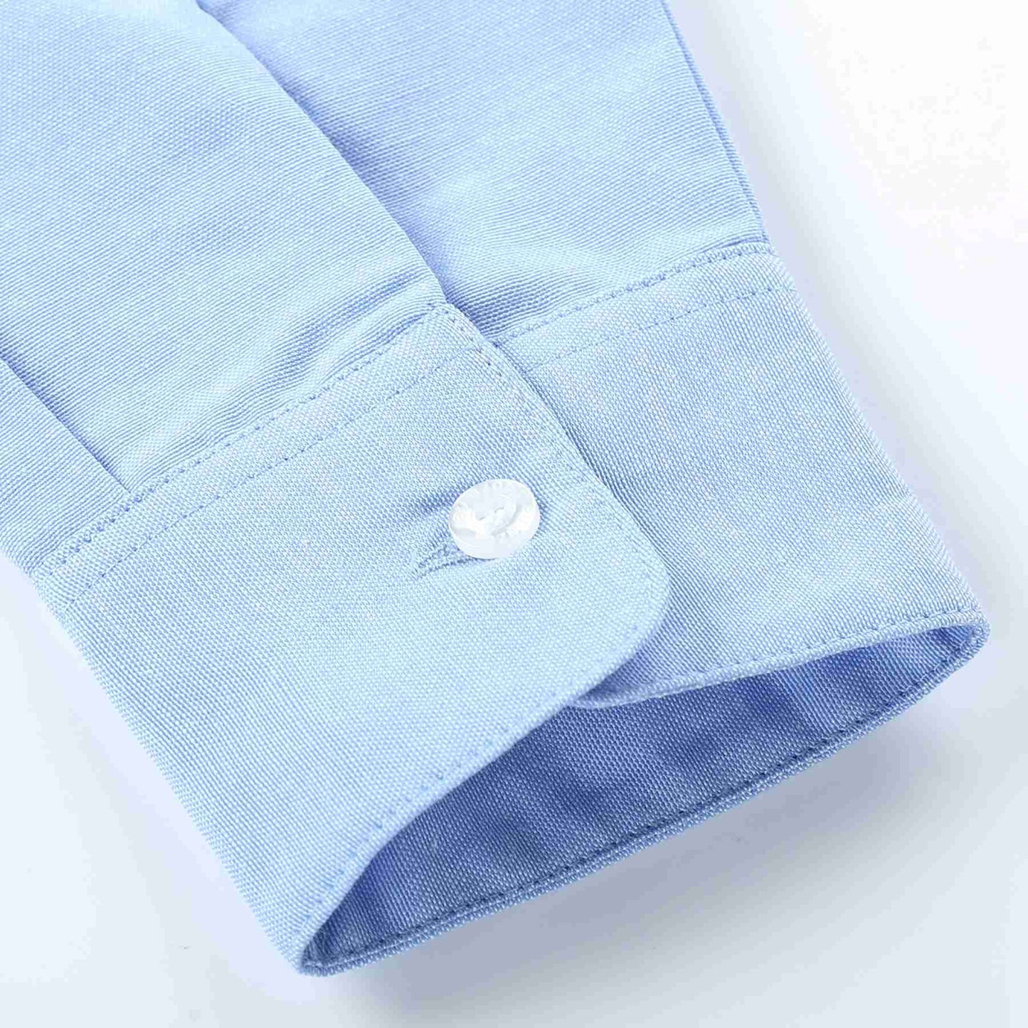 BIENZOE Jungen Schuluniform Lange ?rmel Knopf unten Oxford Hemd