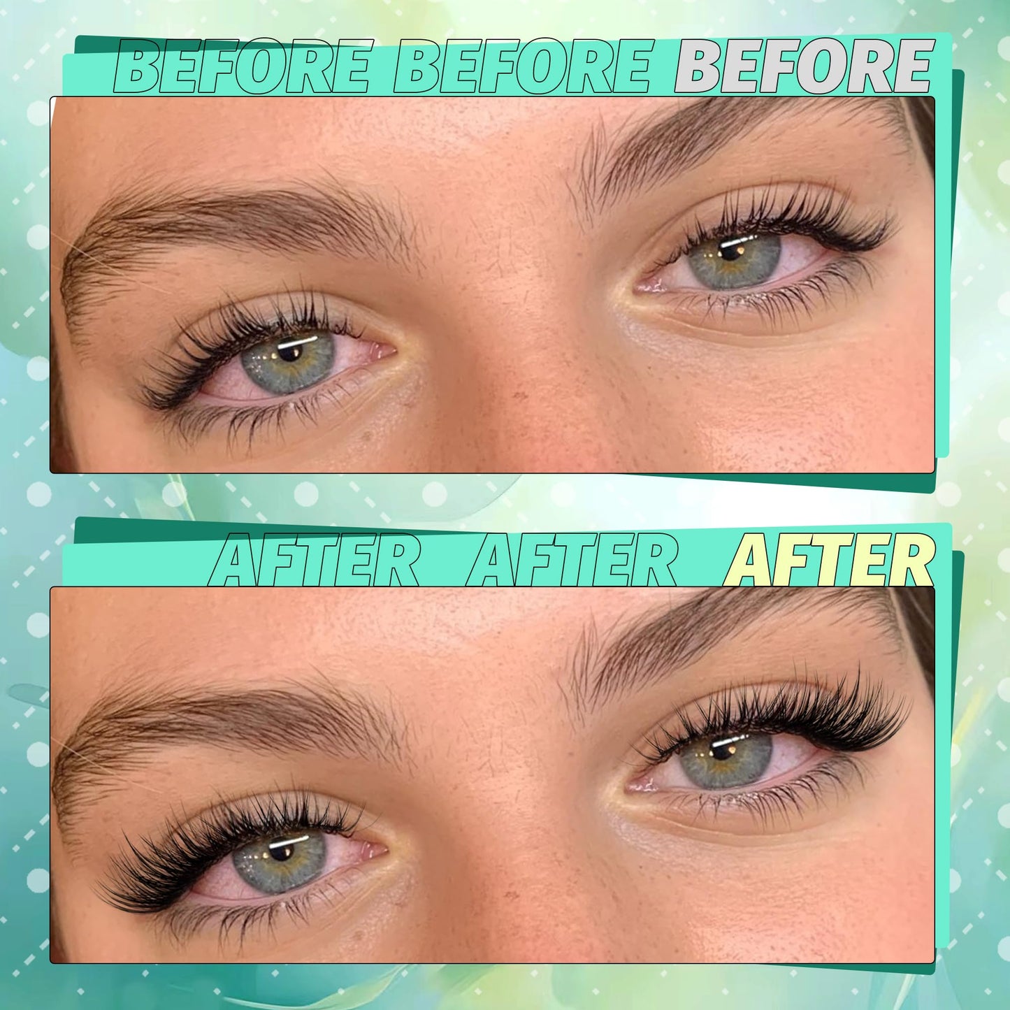 Wimpern Extensions Set Künstliche Wimpern Natürliche DIY Wimpernverlängerung Cluster Wimpern 16MM Individuelle Lashes Kit 40D Nerz Wimpern Fluffy mit Lash Bond und Seal Lash Tweezers