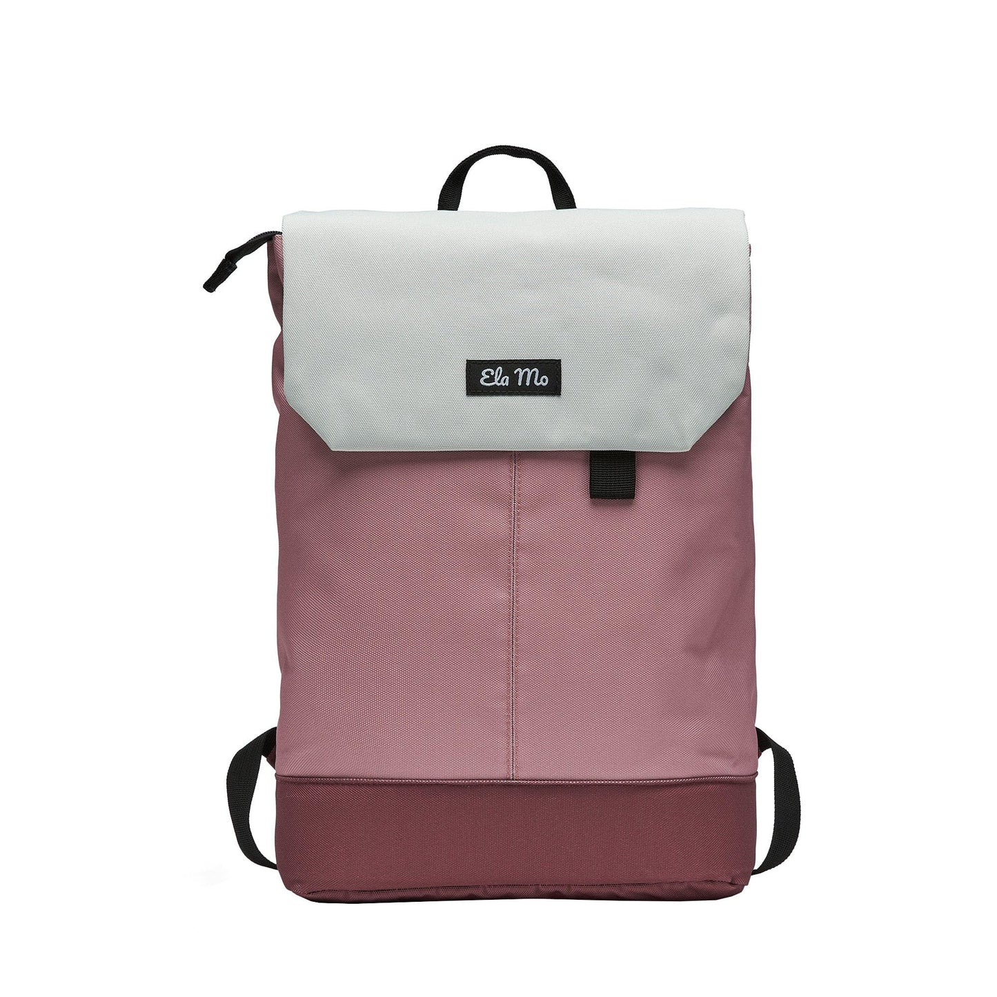 Ela Mo Rucksack Damen - Daypack schön u. durchdacht - Laptop Rucksäcke für Frauen - Anti Diebstahl Tasche für Schule, Uni, Business (Salmon)