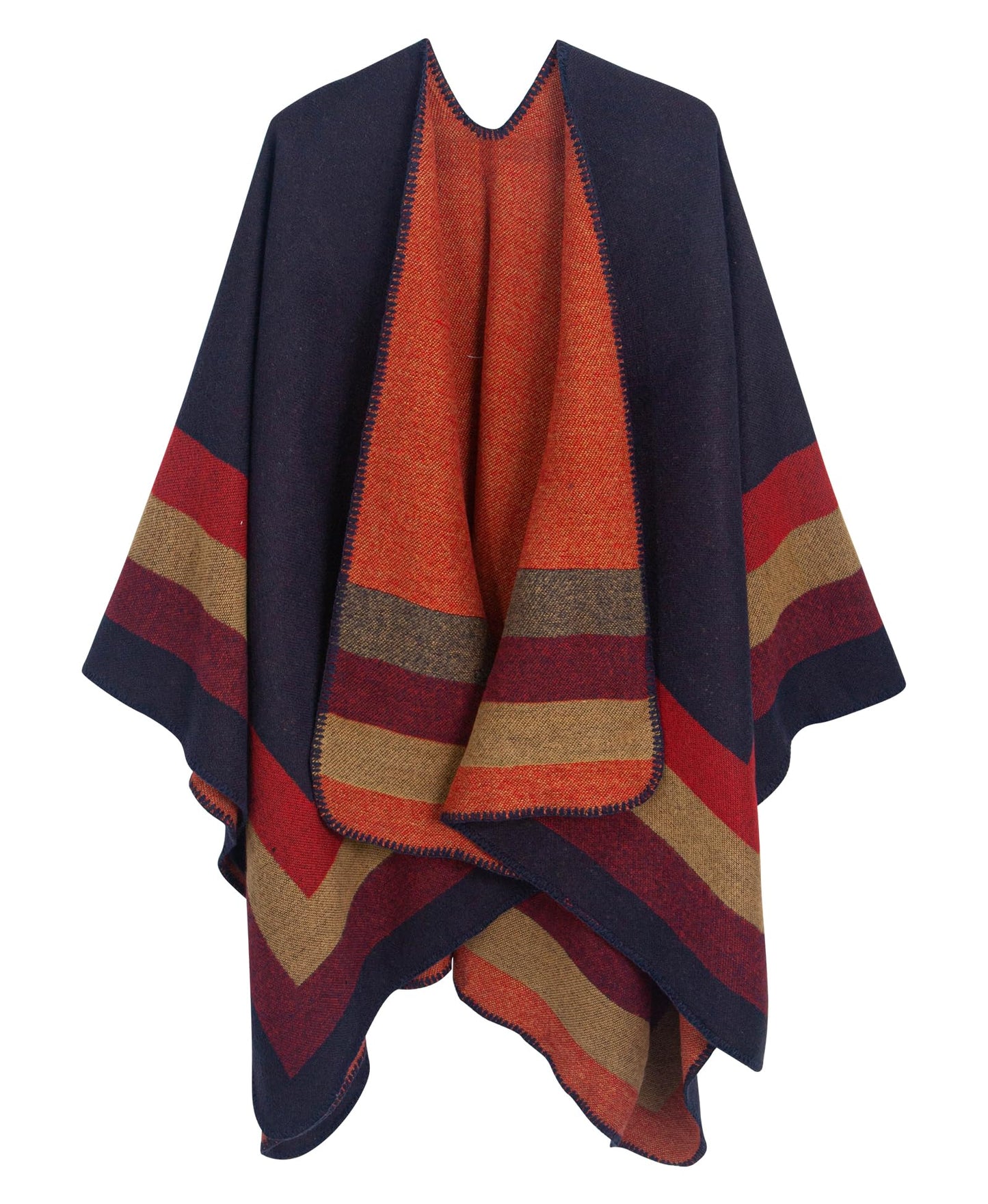 DiaryLook Damen Poncho Schal Winter Cardigan Übergroße Cape Elegant Poncho Für Frauen Umhang Damen Warm Geschenk Für Mutter