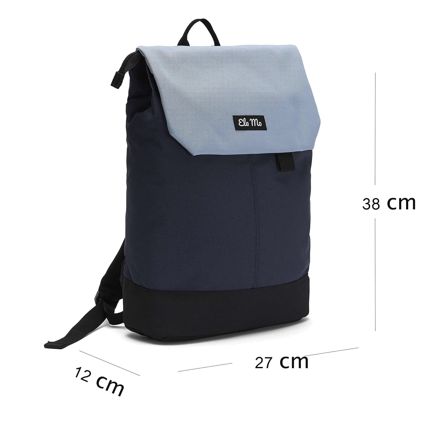 Ela Mo Rucksack Damen - Daypack schön u. durchdacht - Laptop Rucksäcke für Frauen - Anti Diebstahl Tasche für Schule, Uni, Business (Salmon)