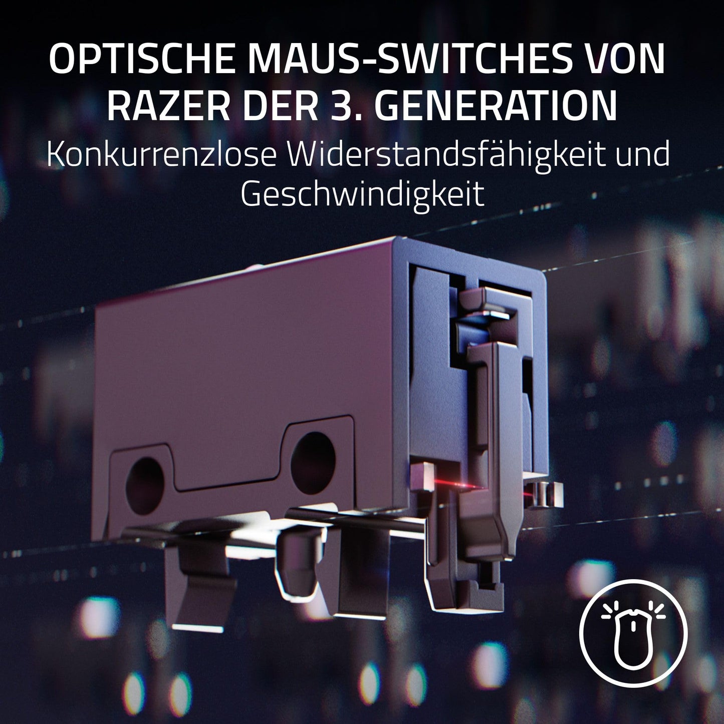 Razer Basilisk V3 - Kabelgebundene, anpassbare Gaming Maus mit Chroma RGB für PC/Mac (10+1 programmierbare Tasten, neigbares HyperScroll Mausrad, ergonomisches Design) Schwarz