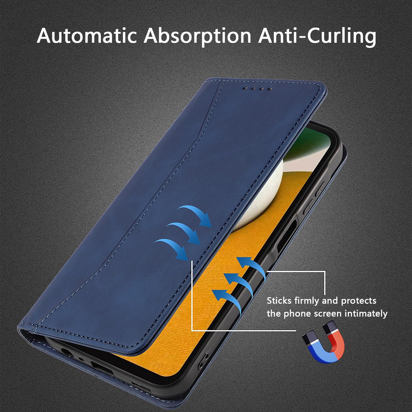 S. Dawezo Hülle für Samsung Galaxy S22 Plus, Premium Leder magnetische Handyhülle mit Ständer, Kartenfach und Brieftasche, Shock Absorbing, kompatibel mit Samsung S22 Plus-Kaffee