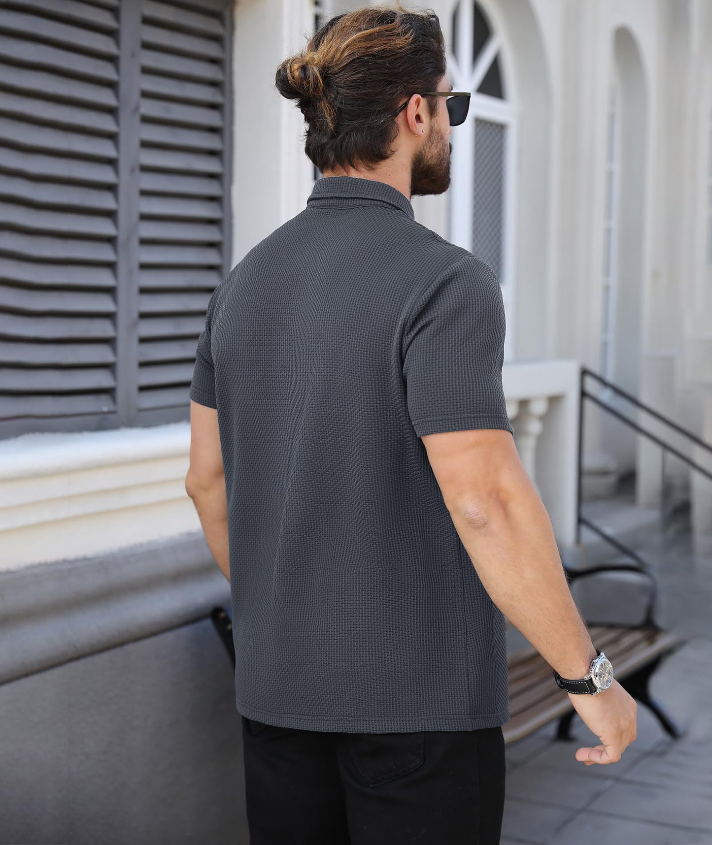 SwissWell Poloshirt Herren Kurzarm Golf Tennis Polo Shirts Männer Sommer Polohemd Atmungsaktiv T-Shirt für Herren