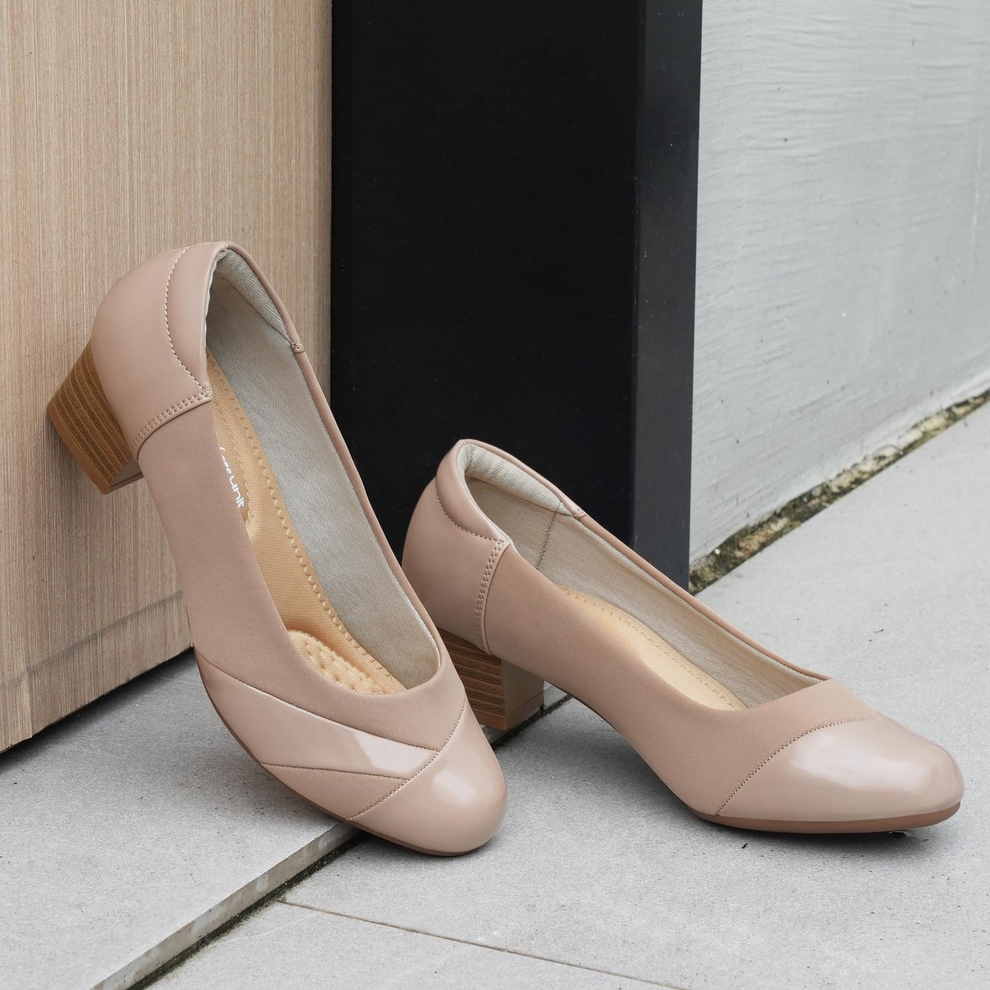 Ortho+rest Hallux Valgus Pumps Damen Low Heel OrthopäDische Slip Auf Loafers