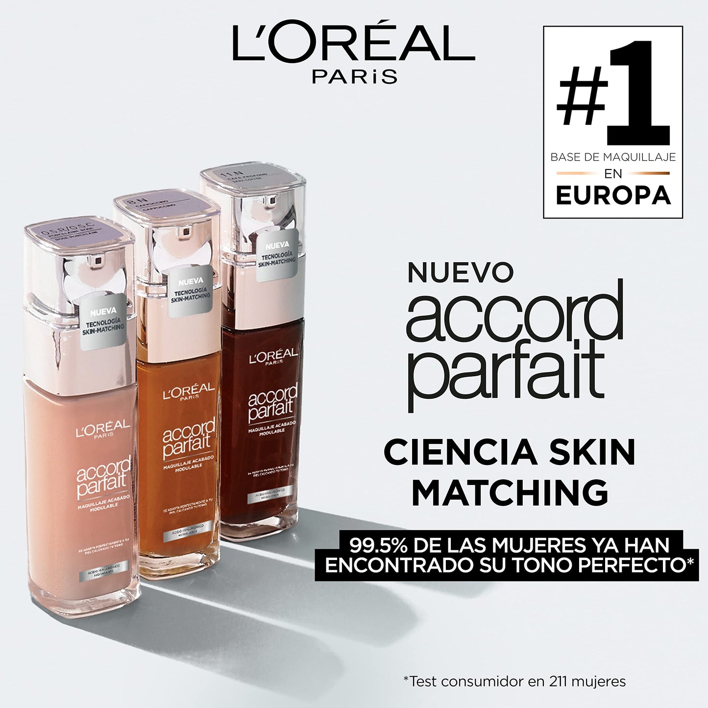 L'Oréal Paris Make up, Flüssige Foundation mit Hyaluron und Aloe Vera, True Match Make-Up, Nr. 5.N Sand, 30 ml