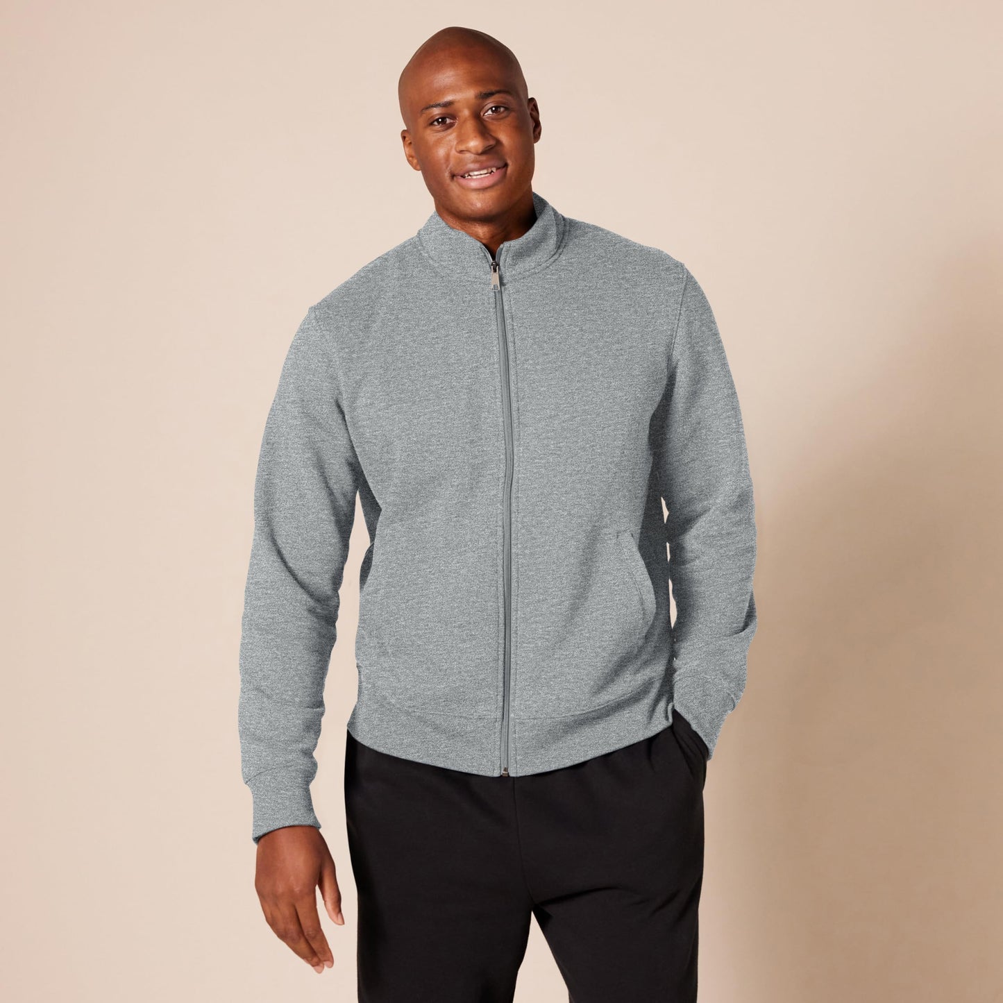 Amazon Essentials Mens Full Zip Fleece Jacket