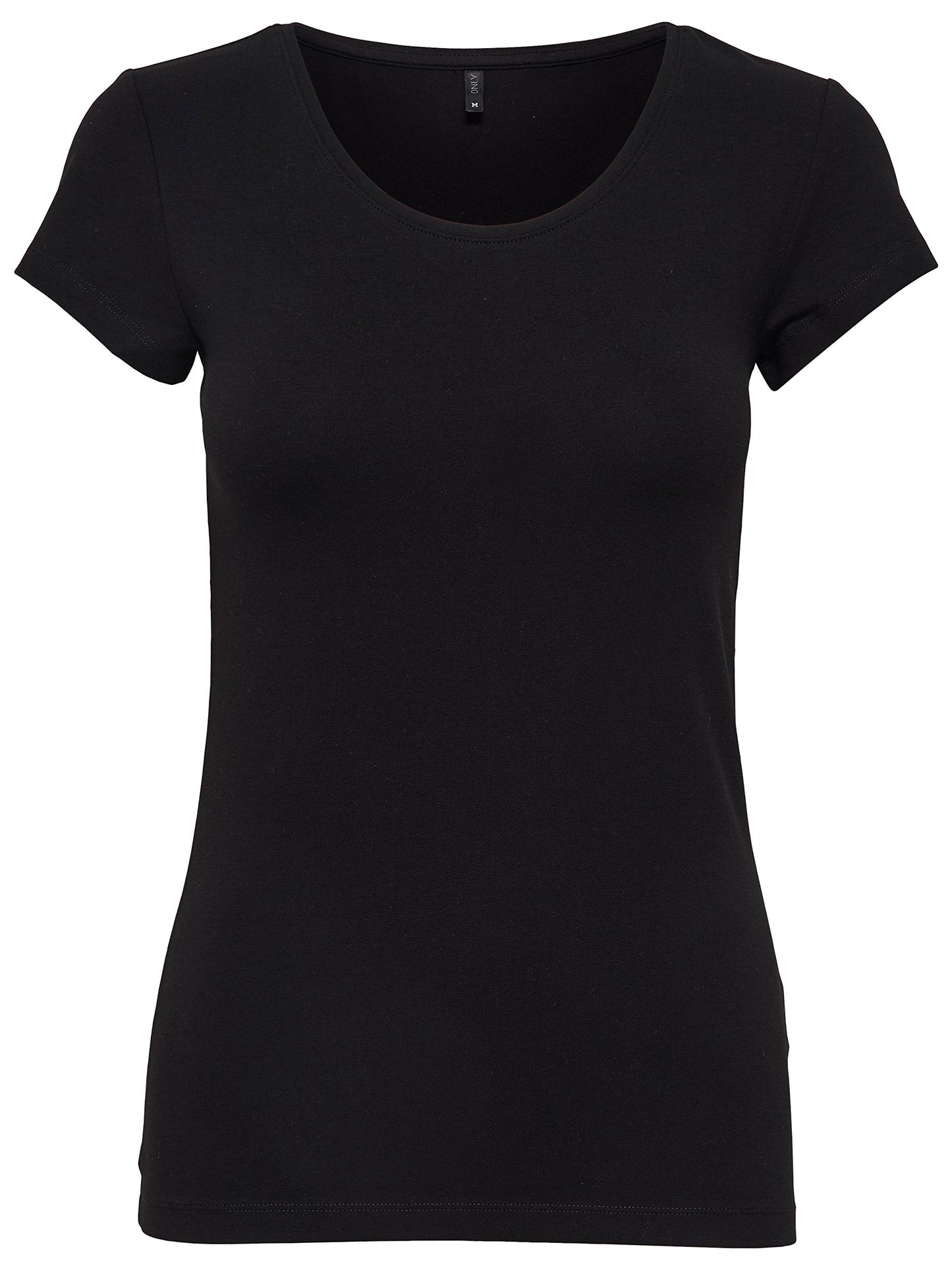 ONLY 3er Pack Damen T-Shirt schwarz oder weiß Kurzarm lang Basic Sommer T-Shirts XS S M L XL 15209153