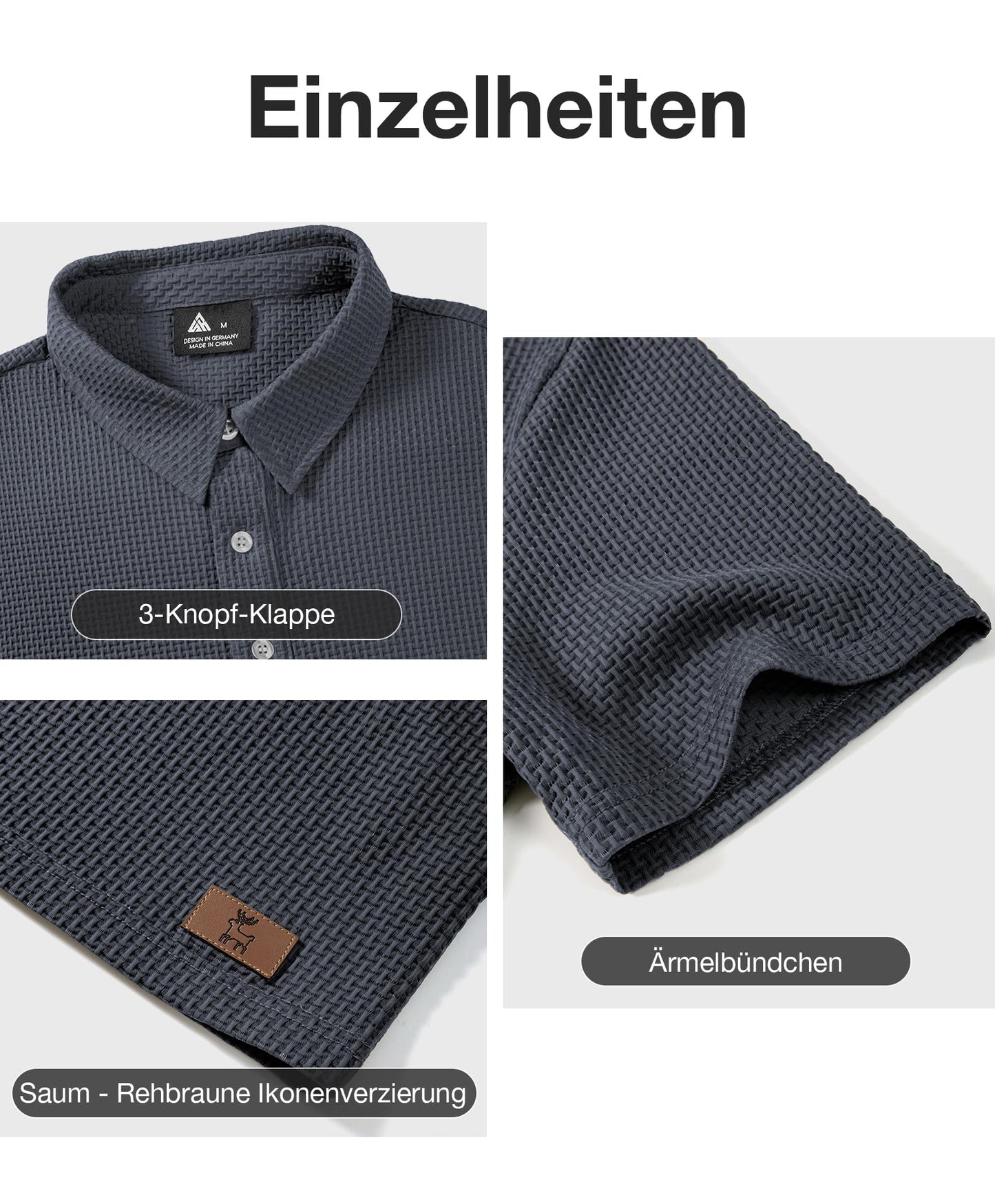 SwissWell Poloshirt Herren Kurzarm Golf Tennis Polo Shirts Männer Sommer Polohemd Atmungsaktiv T-Shirt für Herren
