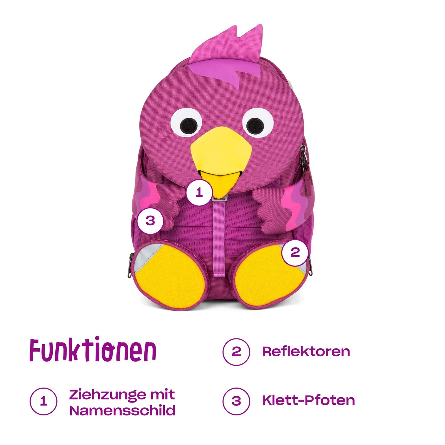 Affenzahn Großer Freund Kindergartenrucksack für 3-5 Jährige Kita Funktional 8L