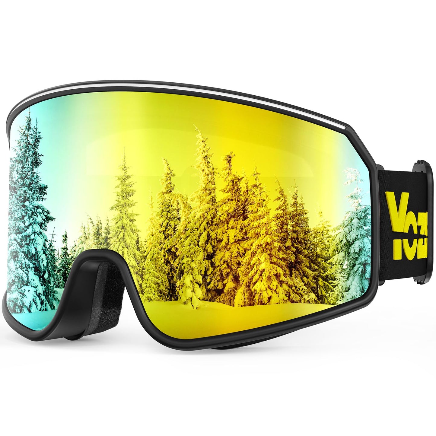 YOZISS OTG Ski Goggles for Men and Women, Magnetic Snowboard Goggles Anti-Fog & 100% UV Protection, OTG Ski Goggles Snow Goggles for Skiing & Winter Sports