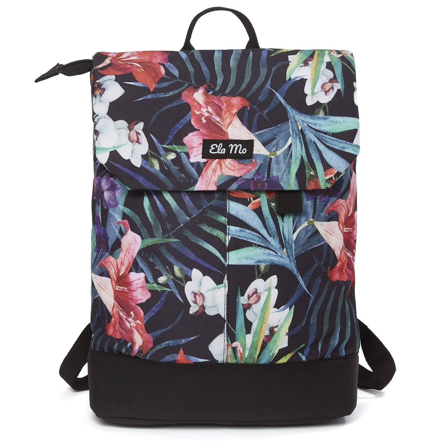 Ela Mo Rucksack Damen - Daypack schön u. durchdacht - Laptop Rucksäcke für Frauen - Anti Diebstahl Tasche für Schule, Uni, Business (Salmon)