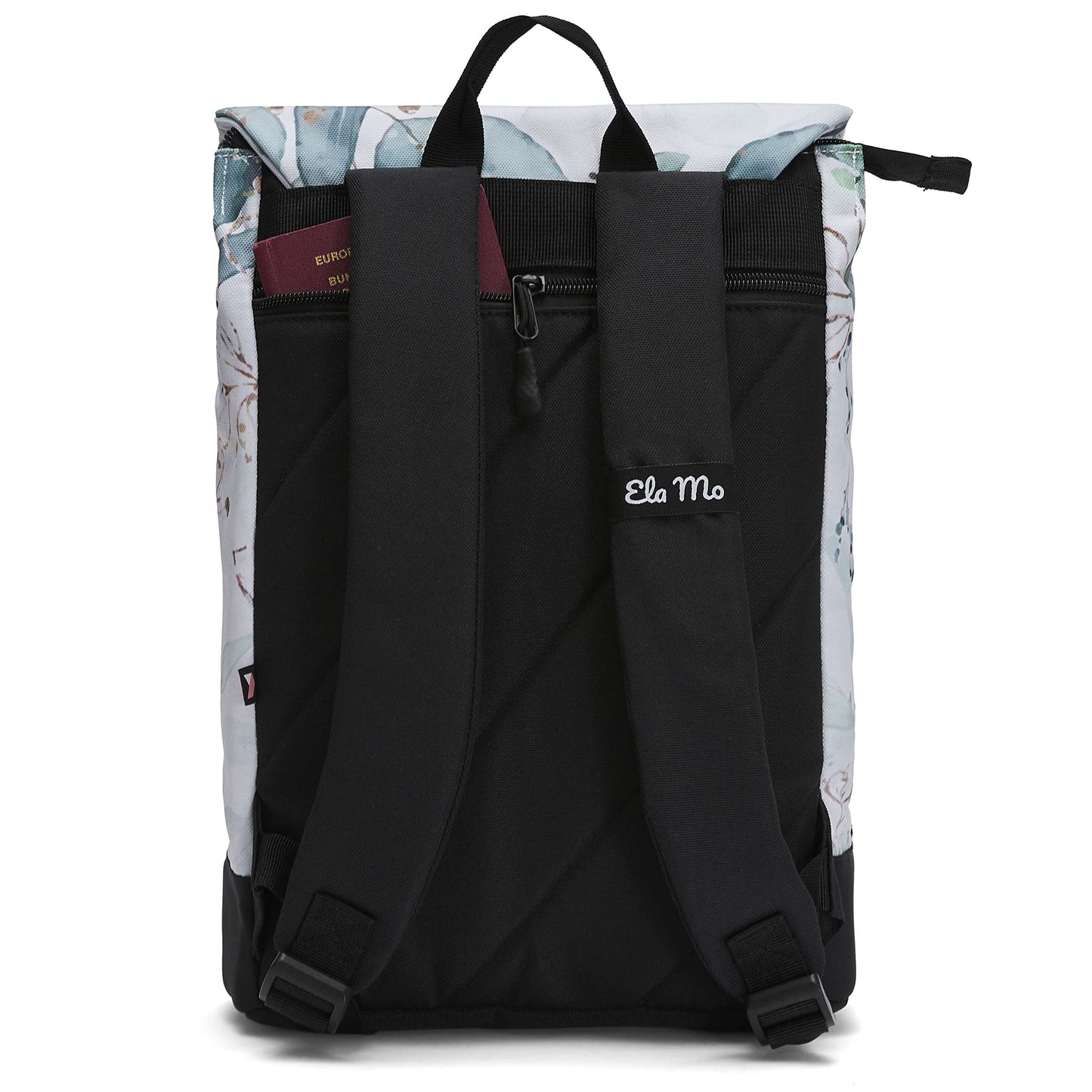 Ela Mo Rucksack Damen - Daypack schön u. durchdacht - Laptop Rucksäcke für Frauen - Anti Diebstahl Tasche für Schule, Uni, Business (Salmon)