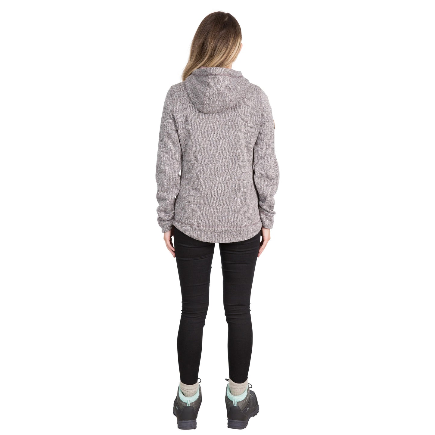 Trespass Women's Reserve Warm Microfleece Jacket with Hood, 260 g/m², Pack of 1