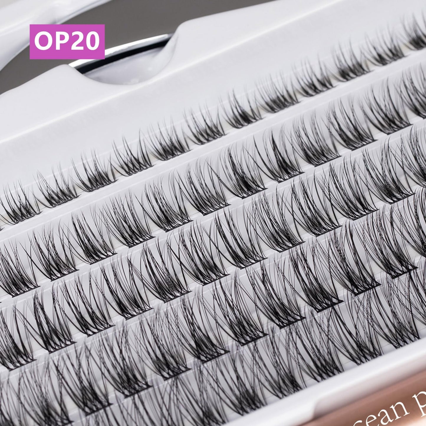 Wimpern Extensions 120 Büschel DIY Lash Extension Set Einzelne Wimpern mit Wimpernkleber und Pinzette für Anfänger Wimpernverlängerung zu Hause Individual Lashes 10-16mm C/D Curl - OP01