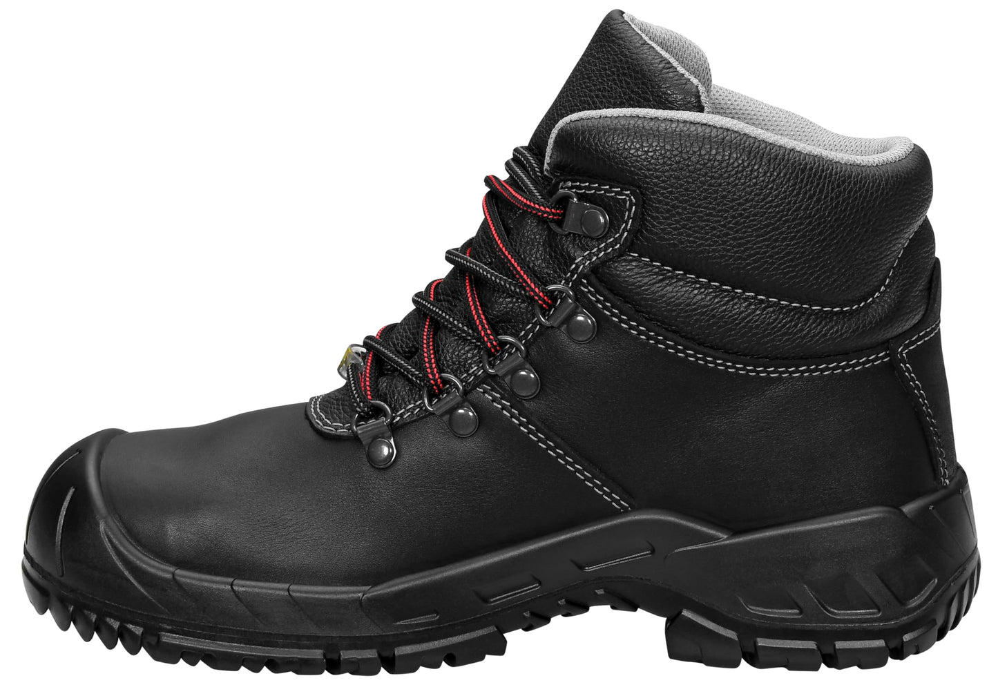ELTEN Sicherheitsschuhe Renzo GTX Mid ESD S3 CI, Damen und Herren, Leder, Stahlkappe, leicht, robust Schwarz44