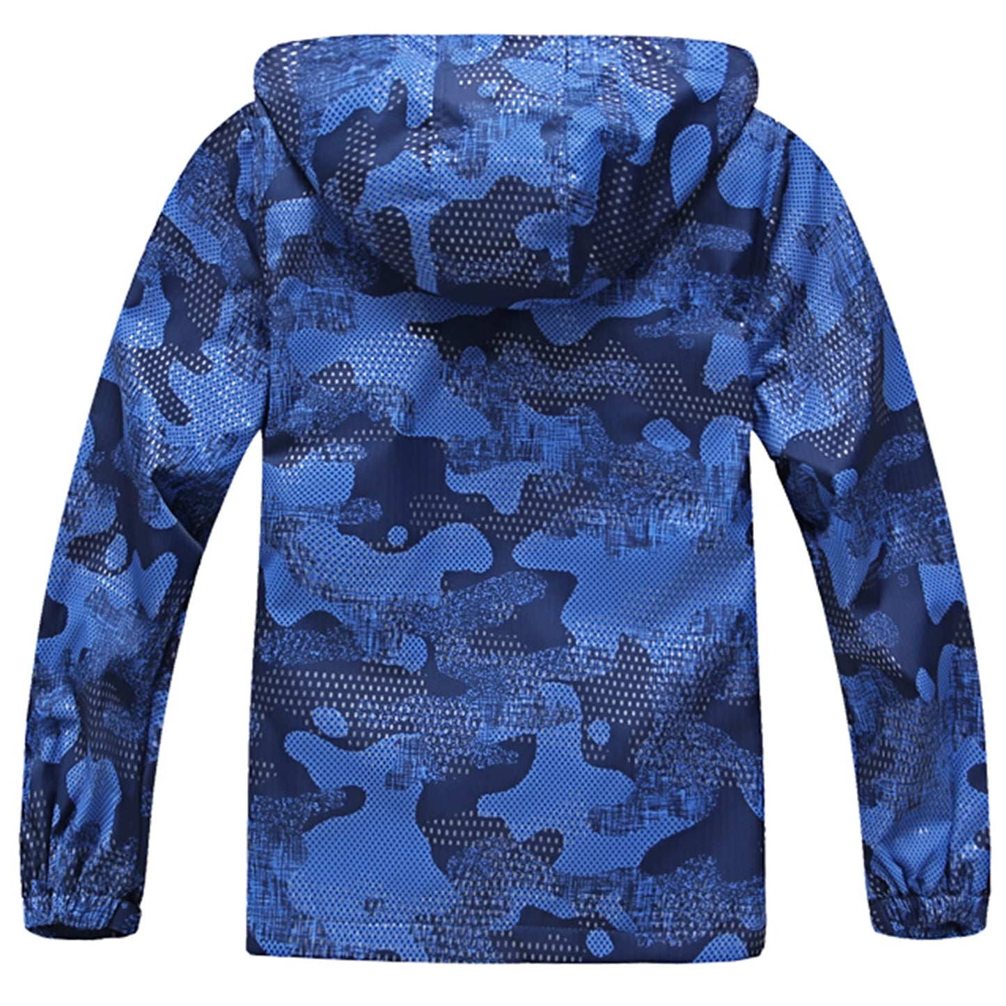 Regenjacke Kinder, Kapuzen Outdoor Wasserdichte Jacke Jungen Softshelljacke Kinder Fleecefütterung Übergangsjacke Gefütterte Regenjacke Regenmantel mit Kapuze 9-10 Jahre
