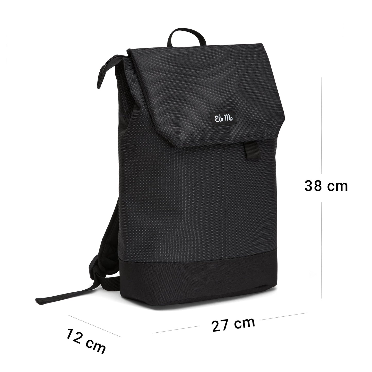 Ela Mo Rucksack Damen - Daypack schön u. durchdacht - Laptop Rucksäcke für Frauen - Anti Diebstahl Tasche für Schule, Uni, Business (Salmon)
