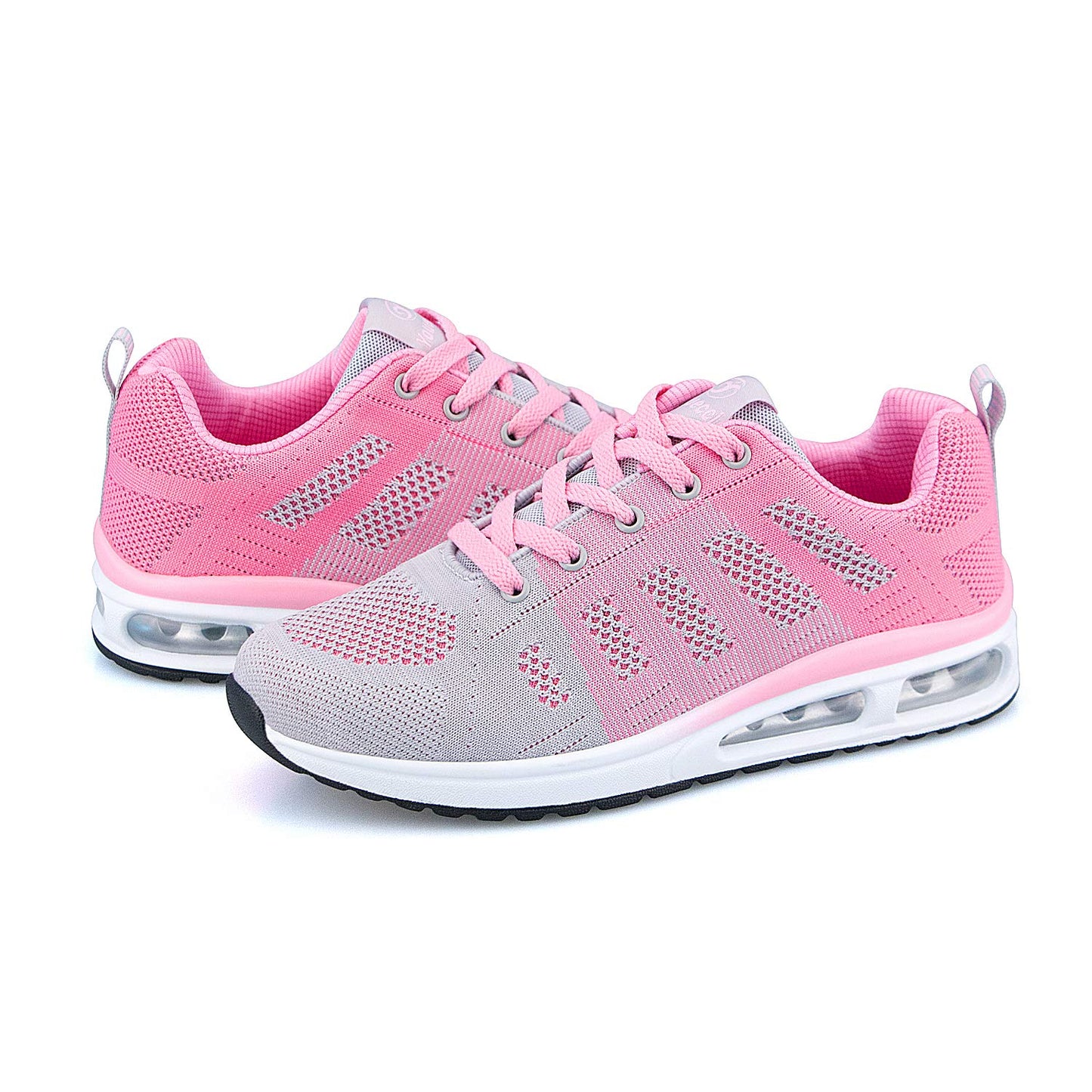 ANBIWANGLUO Damen Turnschuhe Sportliche Laufschuhe Schnürschuhe Atmungsaktive Outdoor Cross Trainer zum Joggen