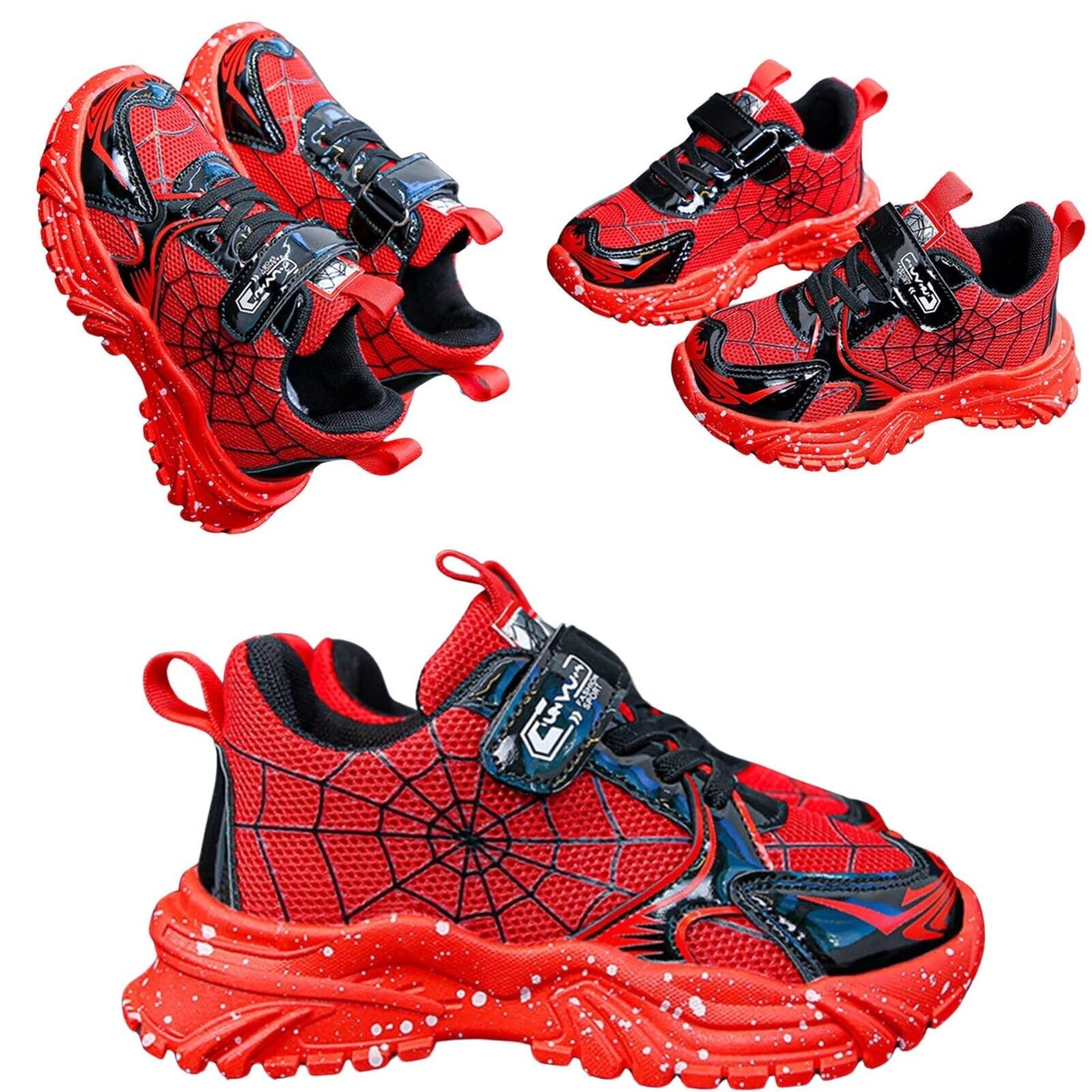 Jasmeko Kinderschuhe Kleinkinder Jungen Schuhe, Kinder Sneaker Sportschuhe Jungen Modische Turnschuhe Xmas