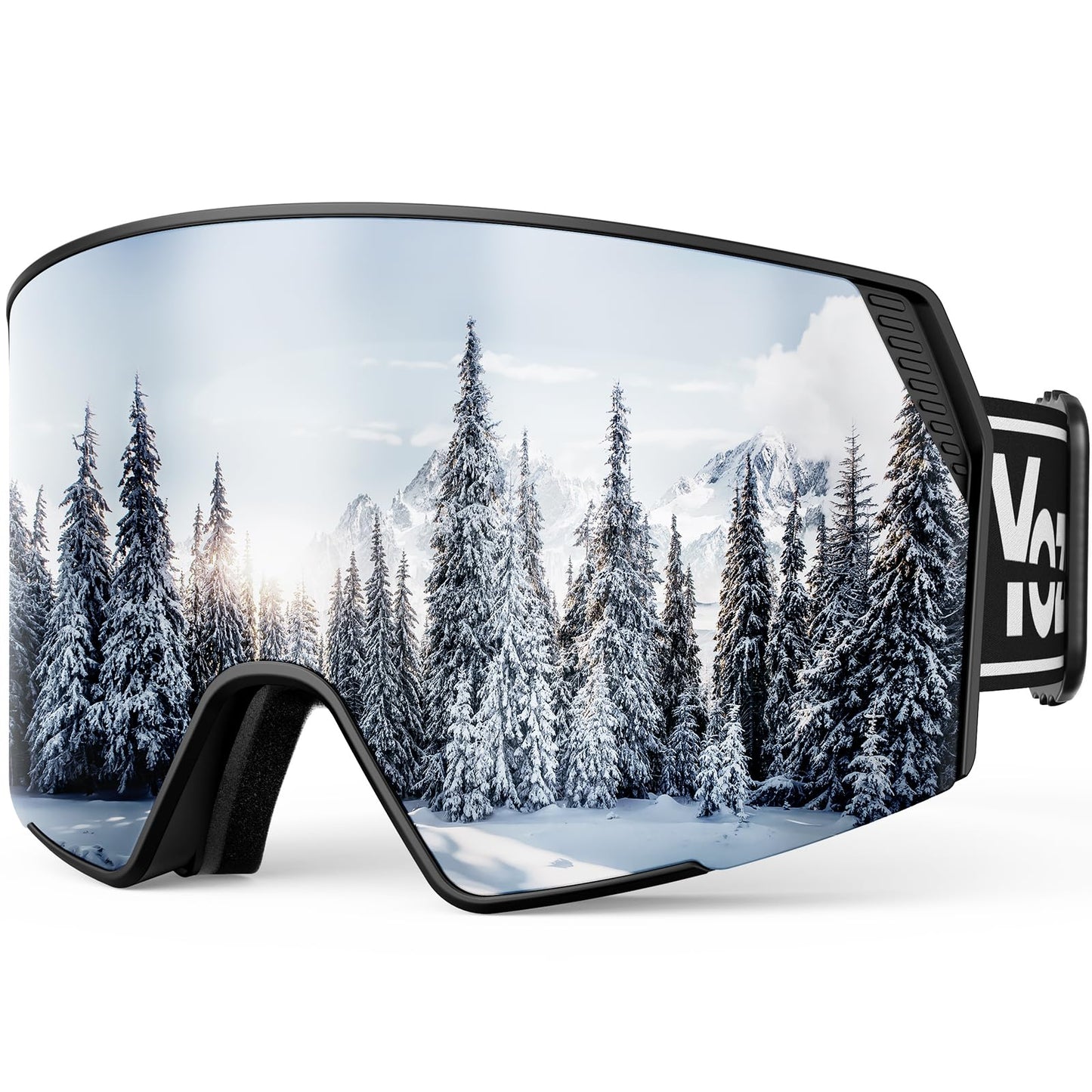 YOZISS OTG Ski Goggles for Men and Women, Magnetic Snowboard Goggles Anti-Fog & 100% UV Protection, OTG Ski Goggles Snow Goggles for Skiing & Winter Sports