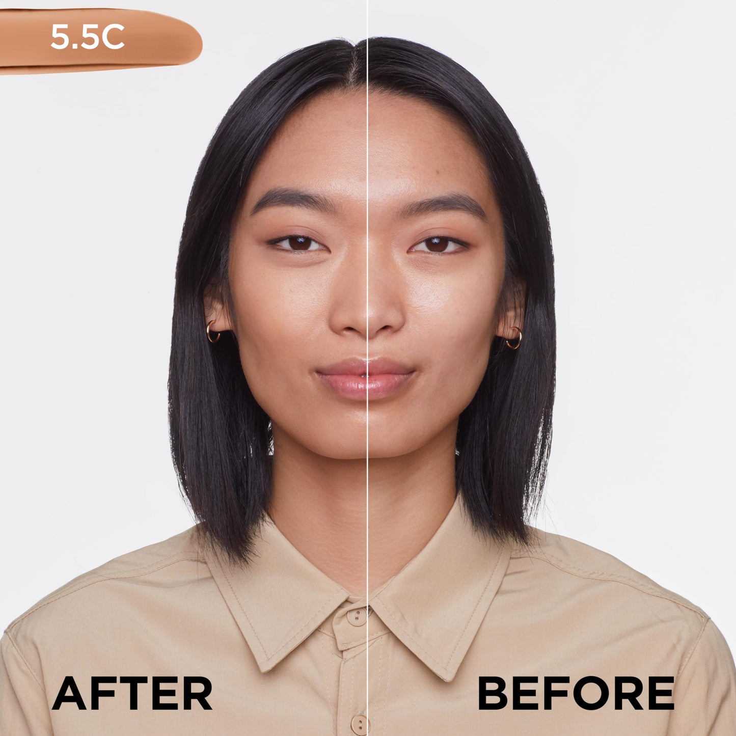 L'Oréal Paris Make up, Flüssige Foundation mit Hyaluron und Aloe Vera, True Match Make-Up, Nr. 5.N Sand, 30 ml