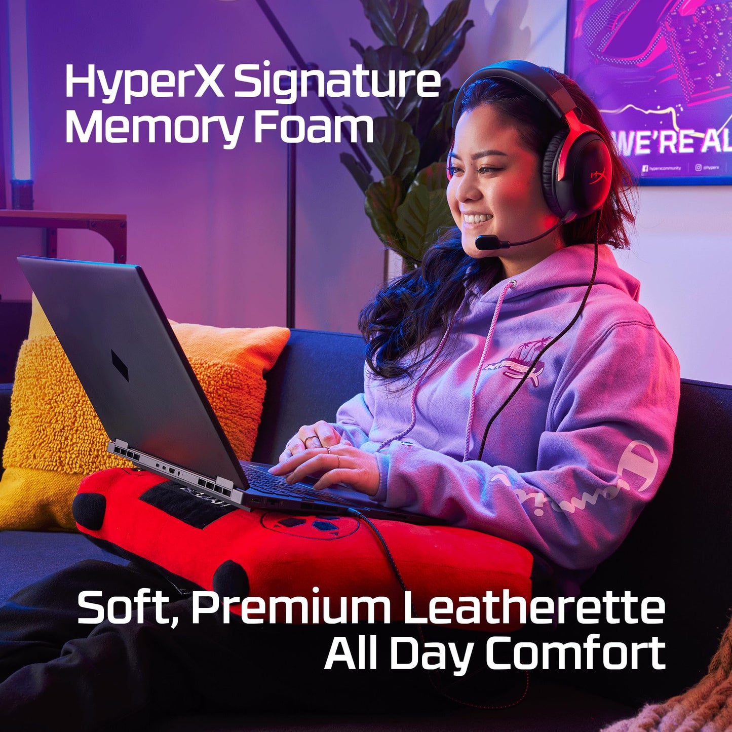 HyperX Cloud III – Kabelgebundenes Gaming-Headset, PC, PS5, Xbox Series X|S, abgewinkelte 53mm-Treiber, DTS, Memory-Schaum, Stabiler Rahmen, ultraklares 10mm-Mikrofon, USB-C, USB-A, 3,5mm, Schwarz