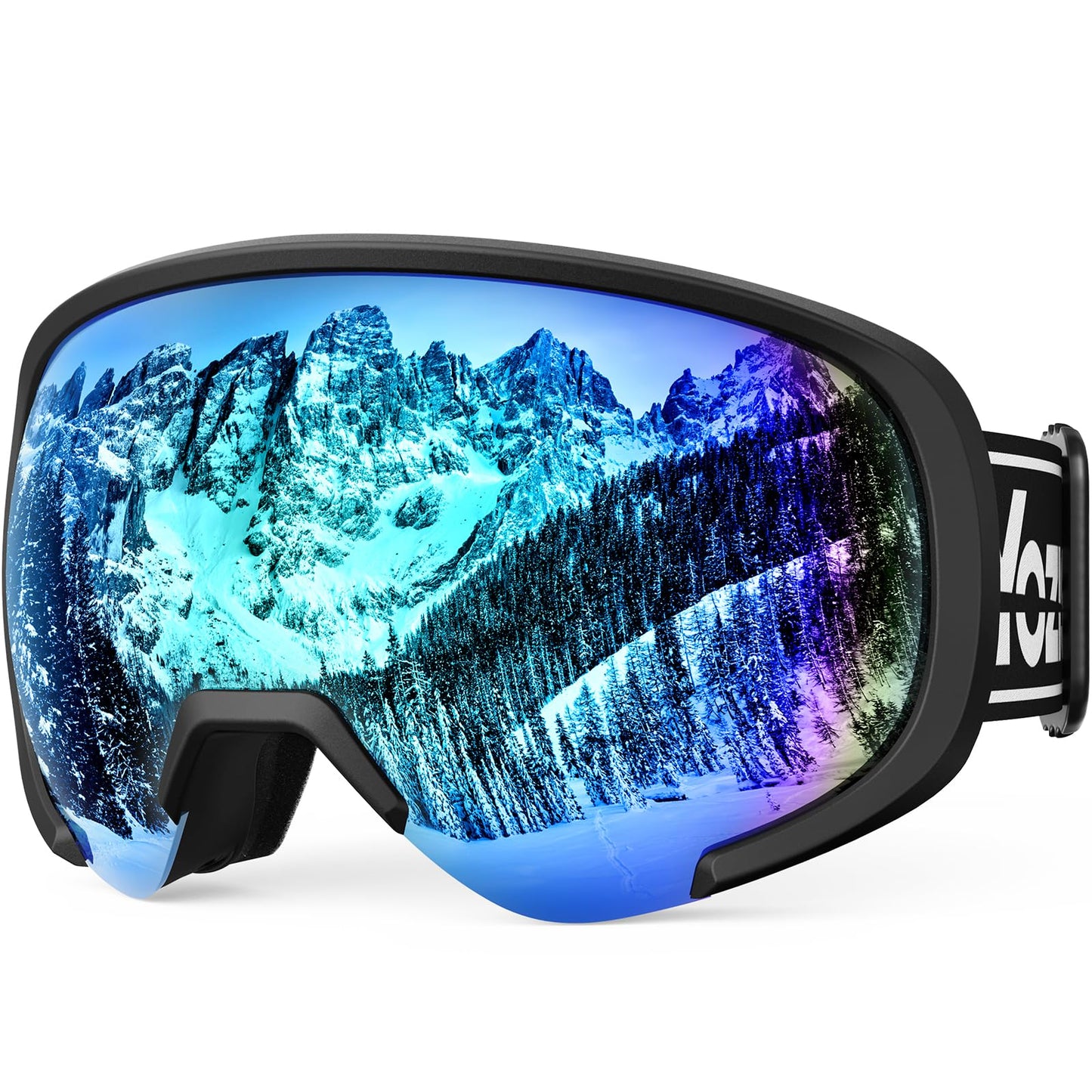 YOZISS OTG Ski Goggles for Men and Women, Magnetic Snowboard Goggles Anti-Fog & 100% UV Protection, OTG Ski Goggles Snow Goggles for Skiing & Winter Sports