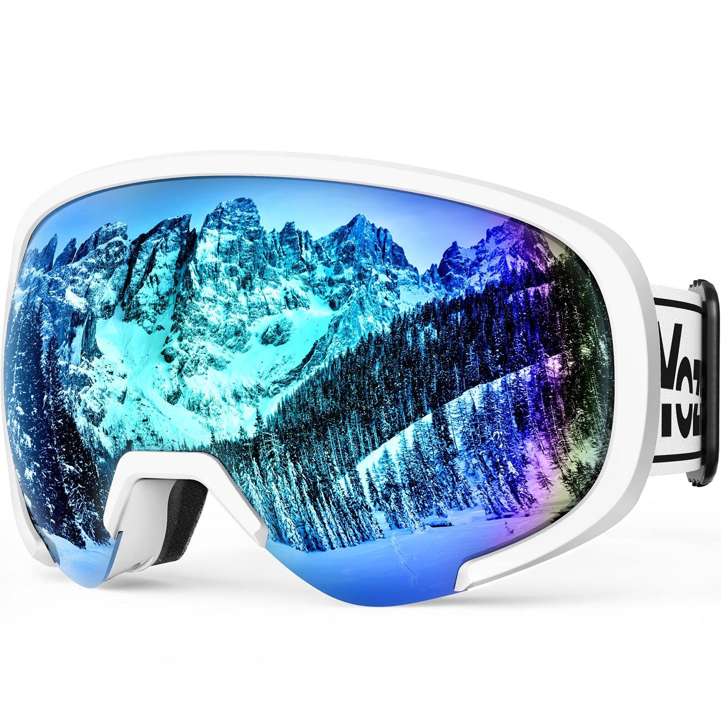 YOZISS OTG Ski Goggles for Men and Women, Magnetic Snowboard Goggles Anti-Fog & 100% UV Protection, OTG Ski Goggles Snow Goggles for Skiing & Winter Sports