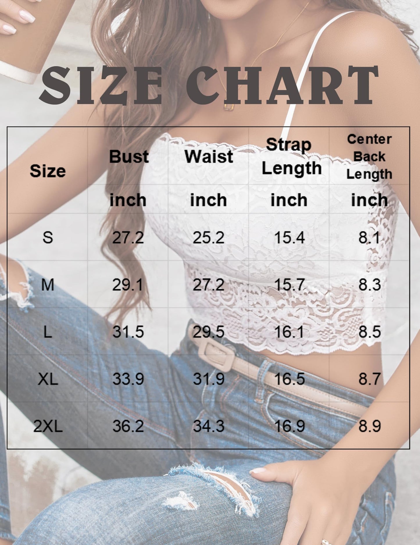 Avidlove Damen Tank Top Mesh Crop Tops Sexy Spitze Camisole Transparent Tanktops Ärmellos Sommer Oberteile Spaghettiträger Trägertop Bustier Unterhemd