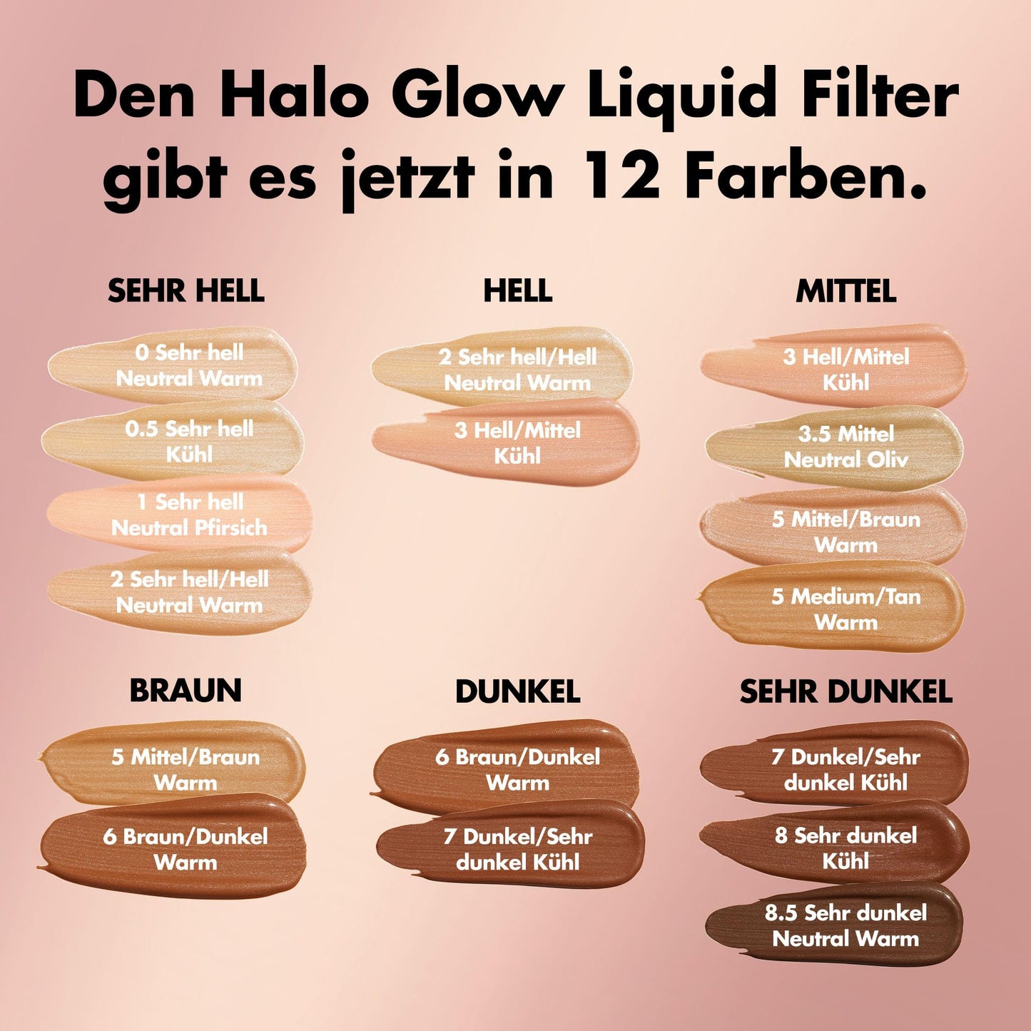e.l.f. Halo Glow Liquid Filter, Complexion Booster For A Glowing, Soft-Focus Look, Infused With Hyaluronic Acid, Vegan & Cruelty-Free, 0.5 Fair