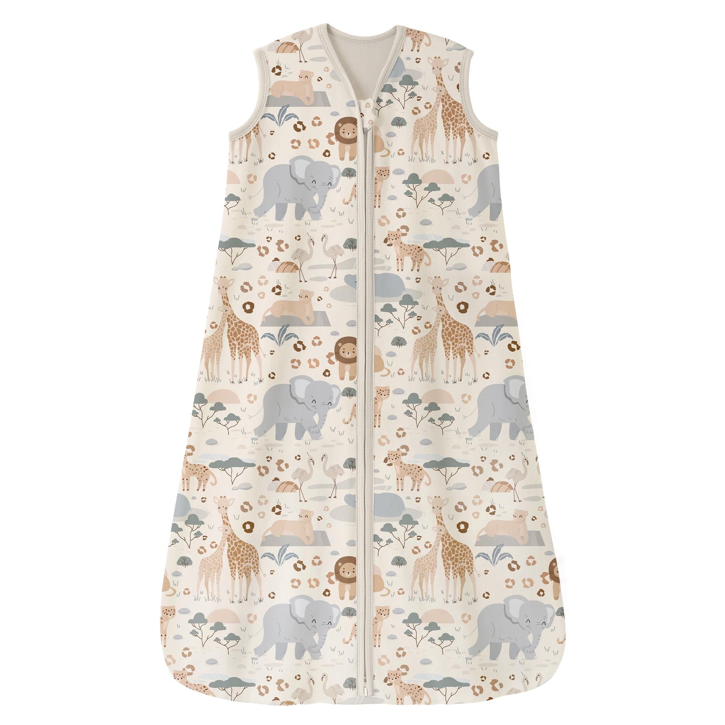 Unnivoll Schlafsack Baby 1.5 Tog Babyschlafsack 0-6 Monate 2er Pack Schlafsack Winter Herbst 67 cm für Jungen Mädchen Neugeborene Kaffee