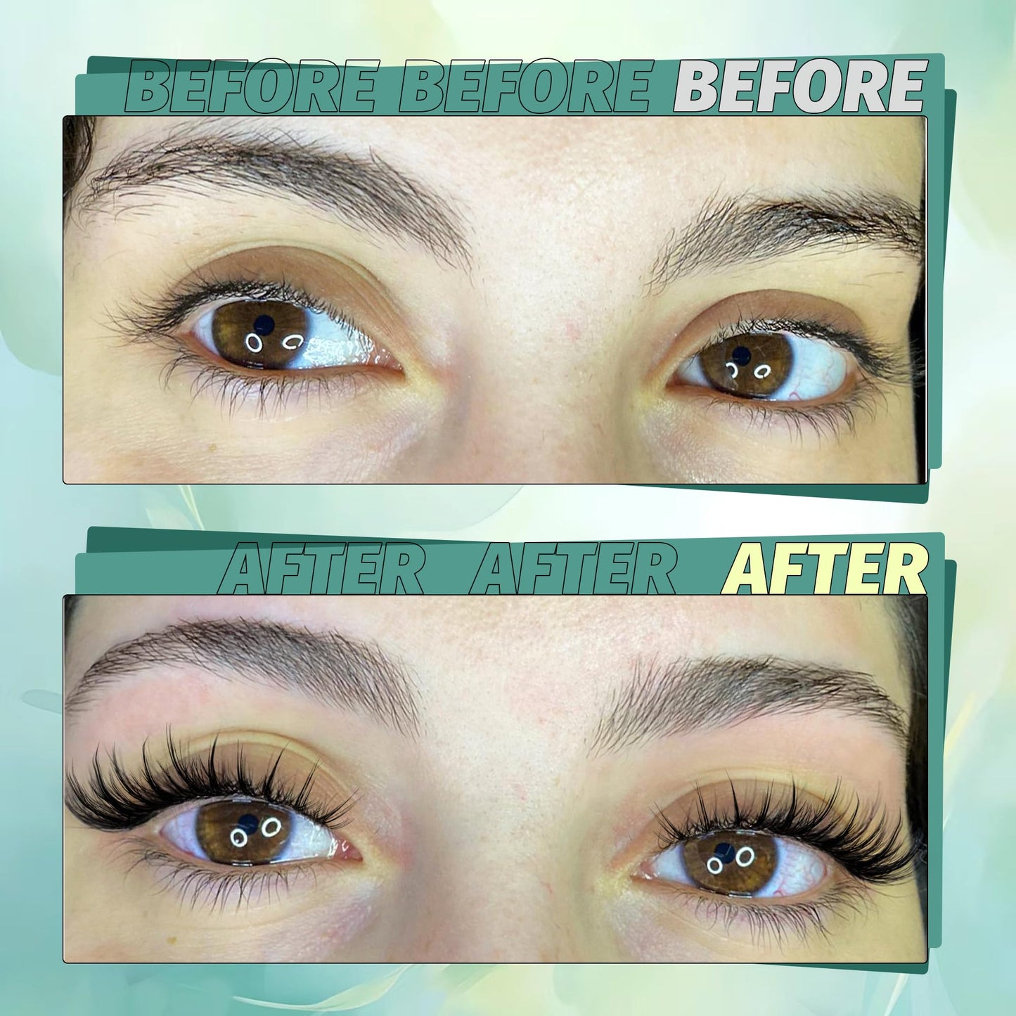 Wimpern Extensions Set Künstliche Wimpern Natürliche DIY Wimpernverlängerung Cluster Wimpern 16MM Individuelle Lashes Kit 40D Nerz Wimpern Fluffy mit Lash Bond und Seal Lash Tweezers