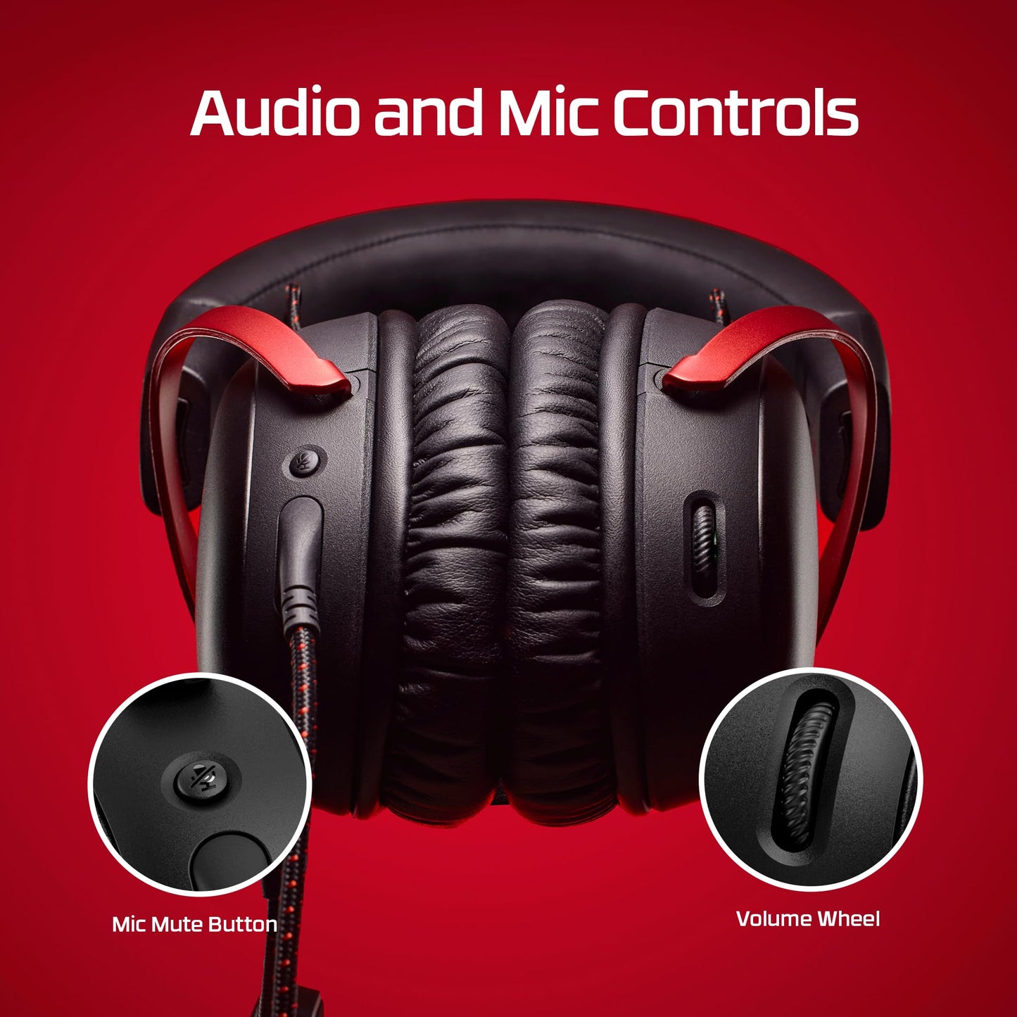 HyperX Cloud III – Kabelgebundenes Gaming-Headset, PC, PS5, Xbox Series X|S, abgewinkelte 53mm-Treiber, DTS, Memory-Schaum, Stabiler Rahmen, ultraklares 10mm-Mikrofon, USB-C, USB-A, 3,5mm, Schwarz