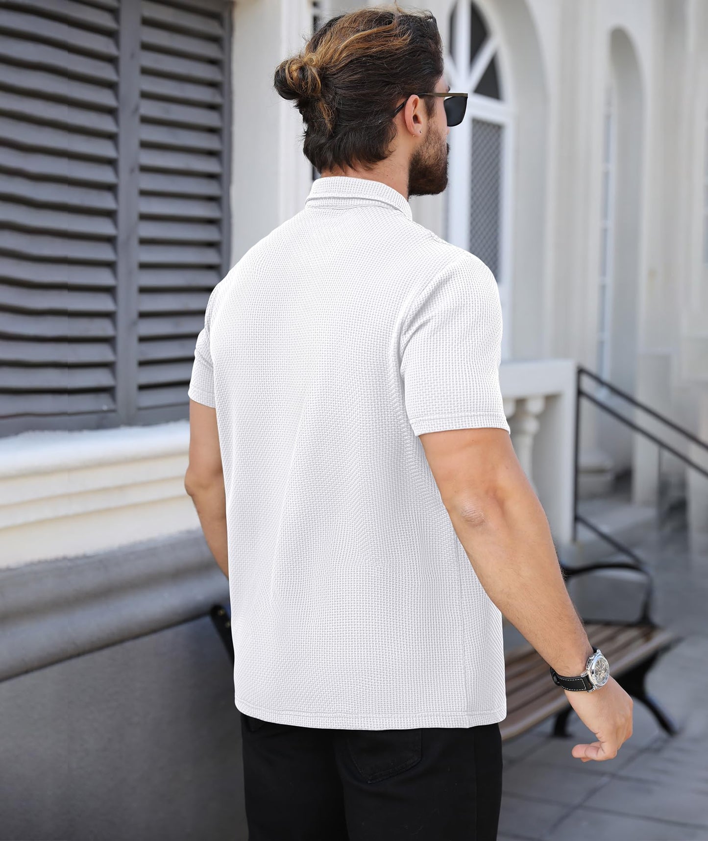 SwissWell Poloshirt Herren Kurzarm Golf Tennis Polo Shirts Männer Sommer Polohemd Atmungsaktiv T-Shirt für Herren