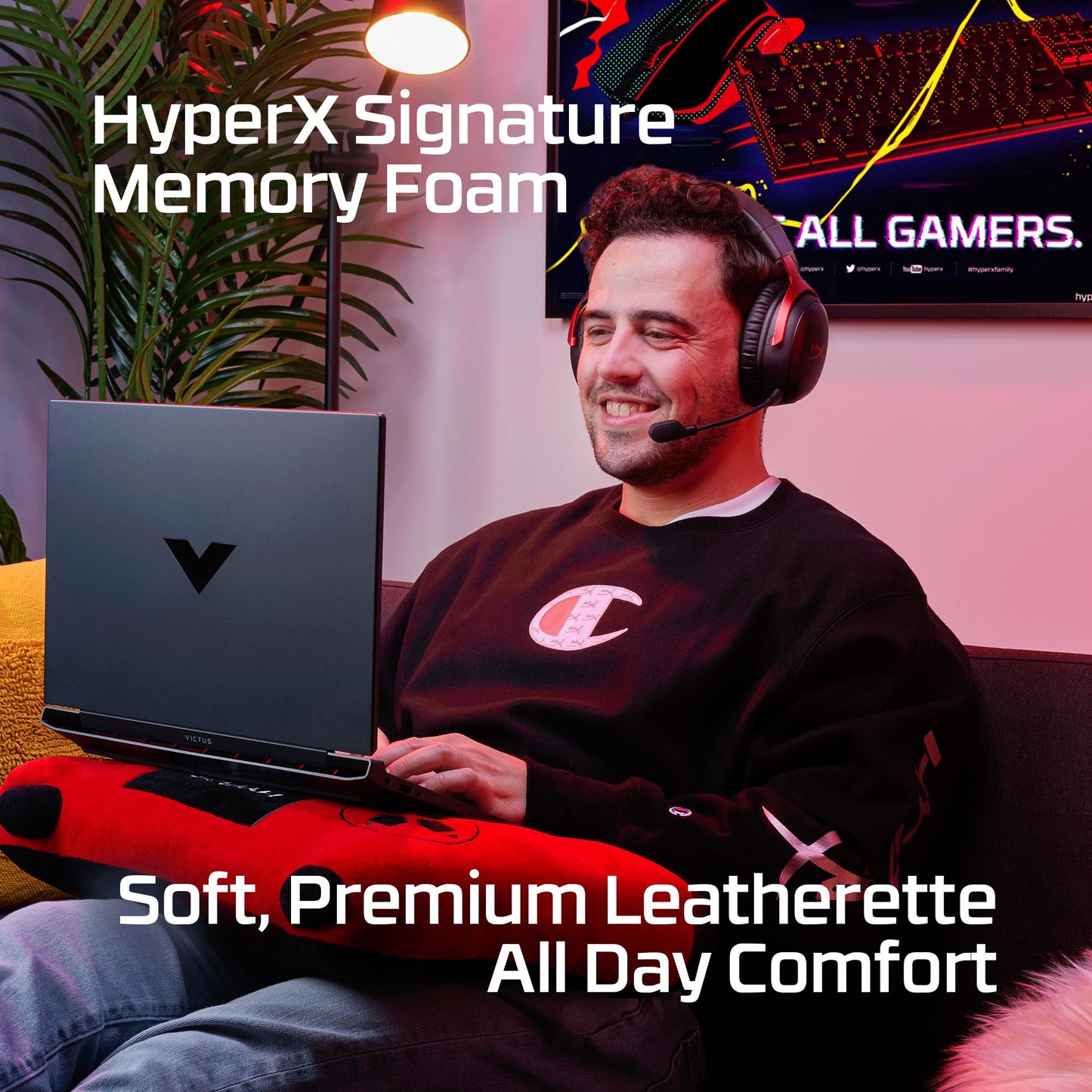 HyperX Cloud III – Kabelgebundenes Gaming-Headset, PC, PS5, Xbox Series X|S, abgewinkelte 53mm-Treiber, DTS, Memory-Schaum, Stabiler Rahmen, ultraklares 10mm-Mikrofon, USB-C, USB-A, 3,5mm, Schwarz
