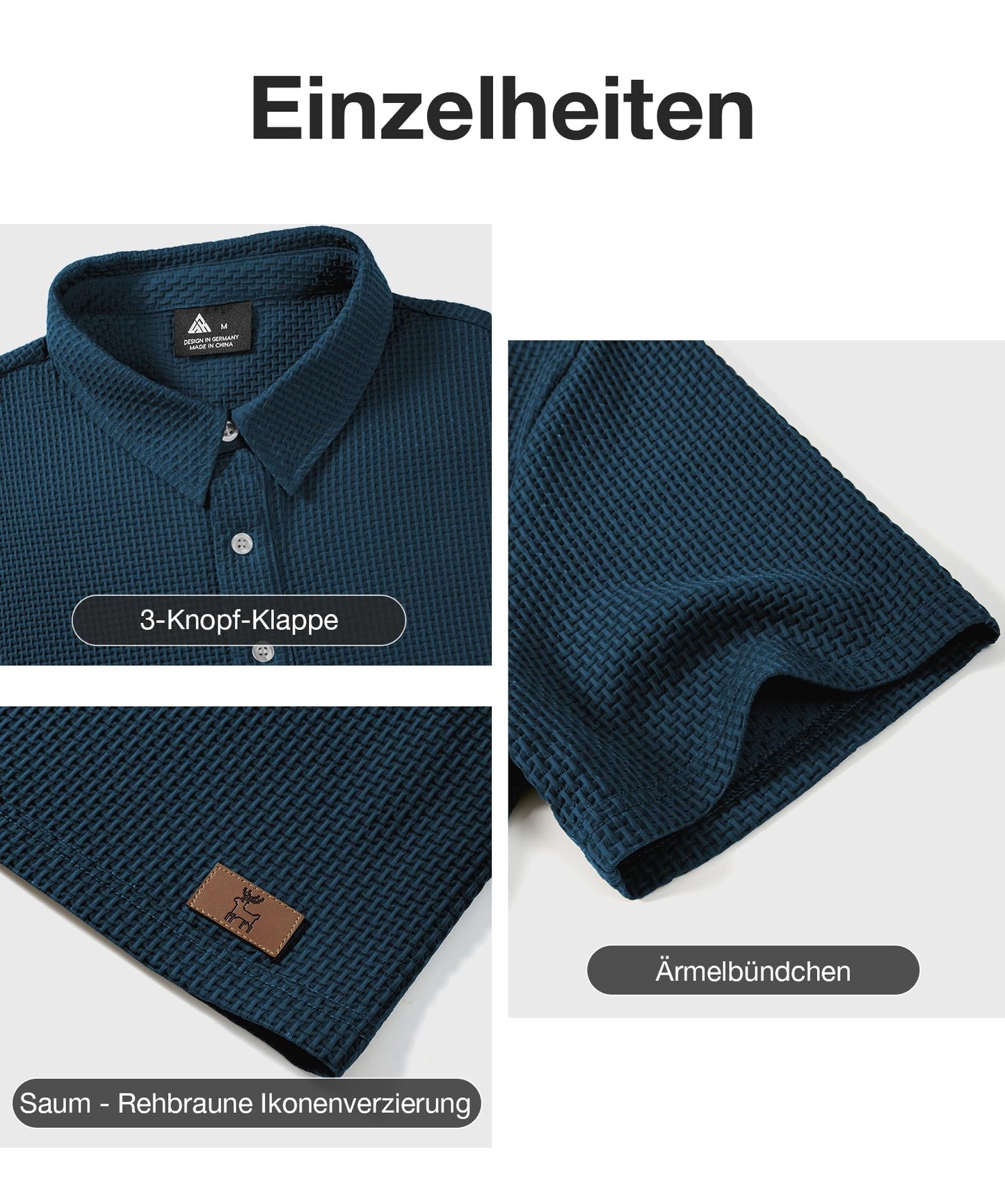 SwissWell Poloshirt Herren Kurzarm Golf Tennis Polo Shirts Männer Sommer Polohemd Atmungsaktiv T-Shirt für Herren