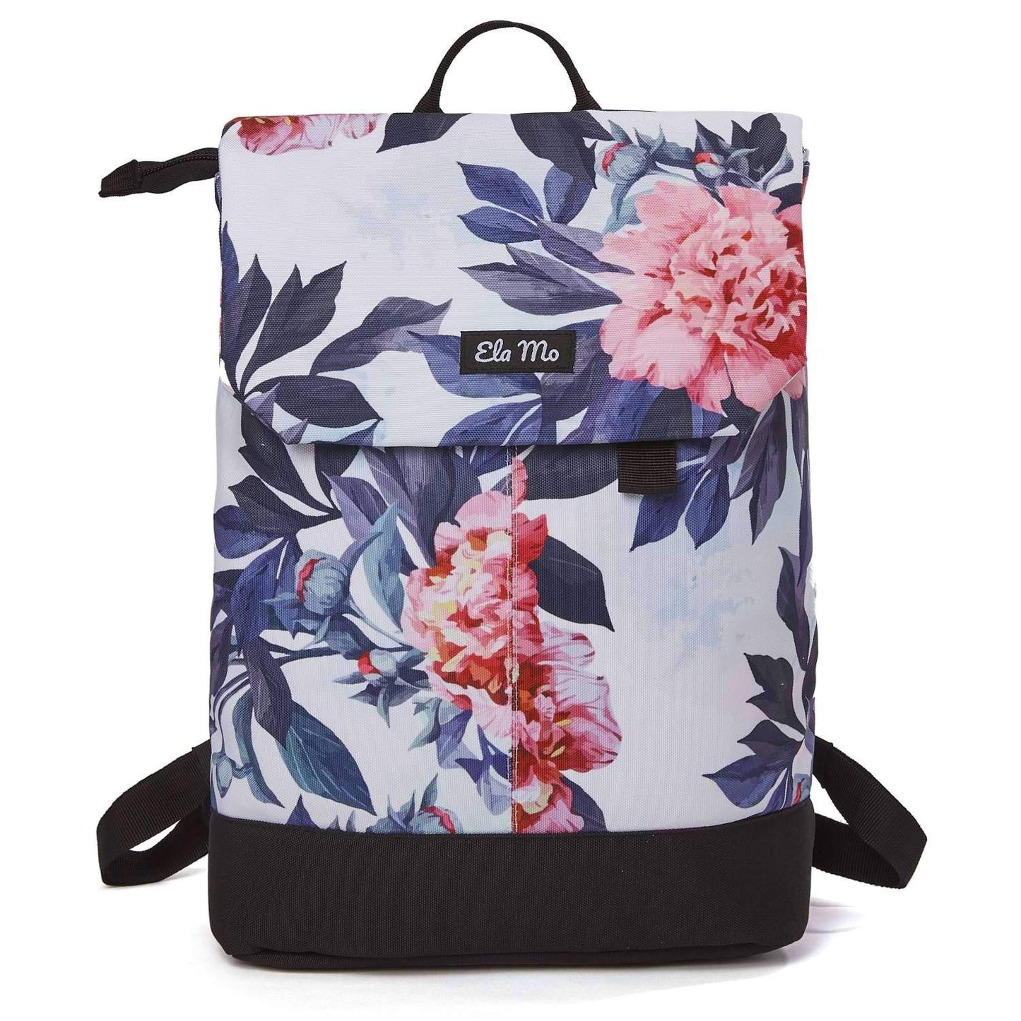 Ela Mo Rucksack Damen - Daypack schön u. durchdacht - Laptop Rucksäcke für Frauen - Anti Diebstahl Tasche für Schule, Uni, Business (Salmon)