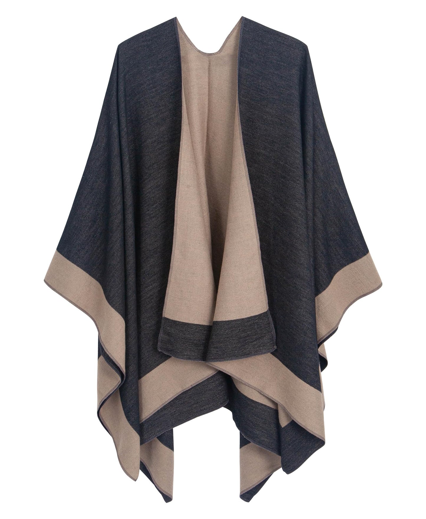 DiaryLook Damen Poncho Schal Winter Cardigan Übergroße Cape Elegant Poncho Für Frauen Umhang Damen Warm Geschenk Für Mutter