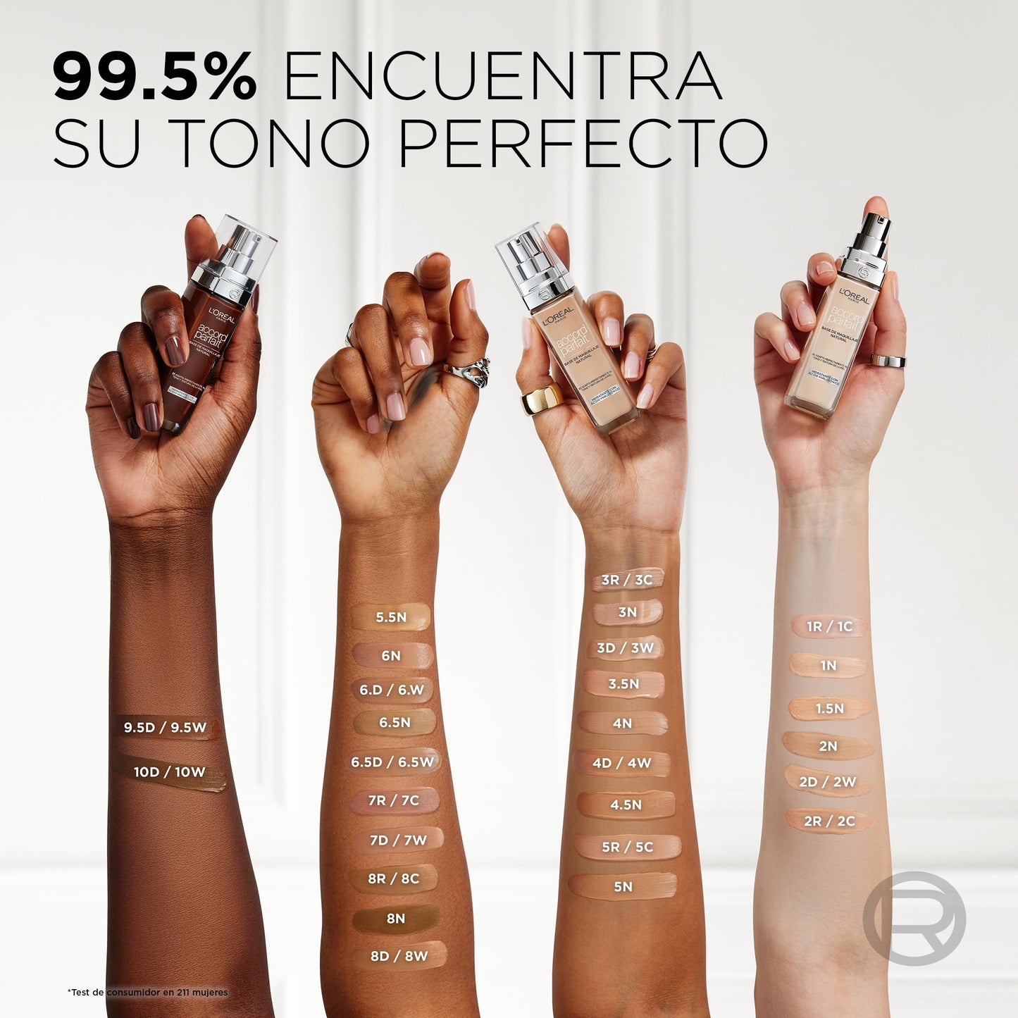L'Oréal Paris Make up, Flüssige Foundation mit Hyaluron und Aloe Vera, True Match Make-Up, Nr. 5.N Sand, 30 ml