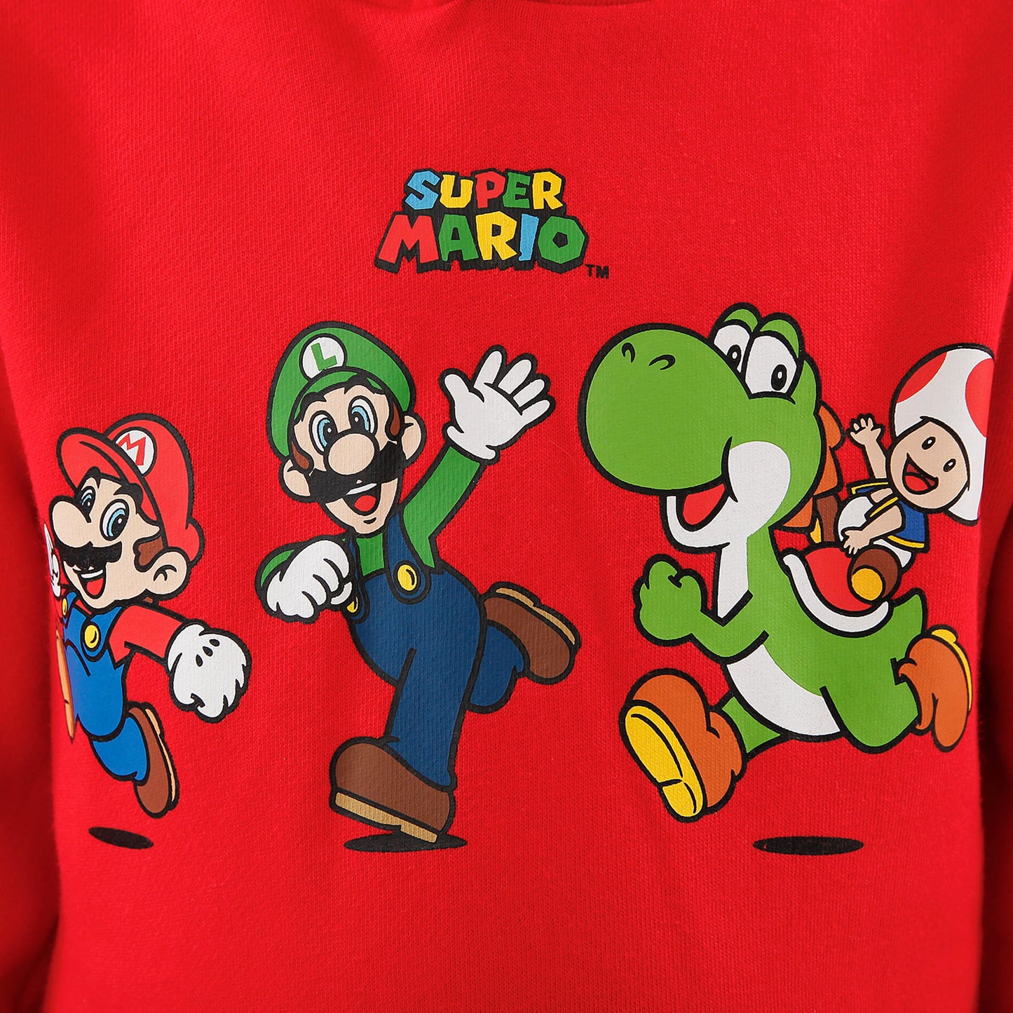 SUPER MARIO BROS Pullover | Mario und Luigi Pullover Jungen | Yoshi Hoodie Kinder Jungen | Luigi Hoodie Jungen | Offizielle Mario Merchandise