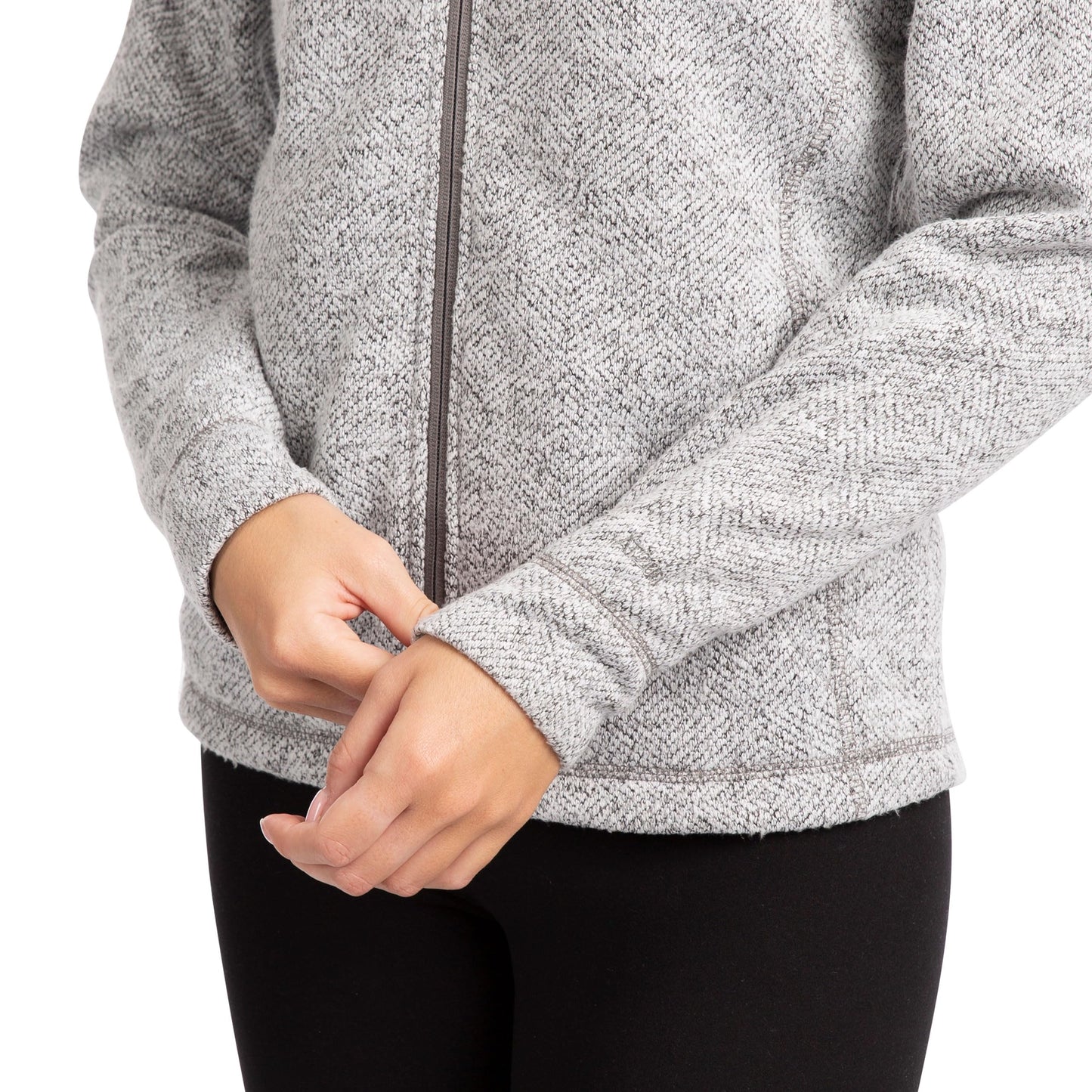 Trespass Women's Reserve Warm Microfleece Jacket with Hood, 260 g/m², Pack of 1