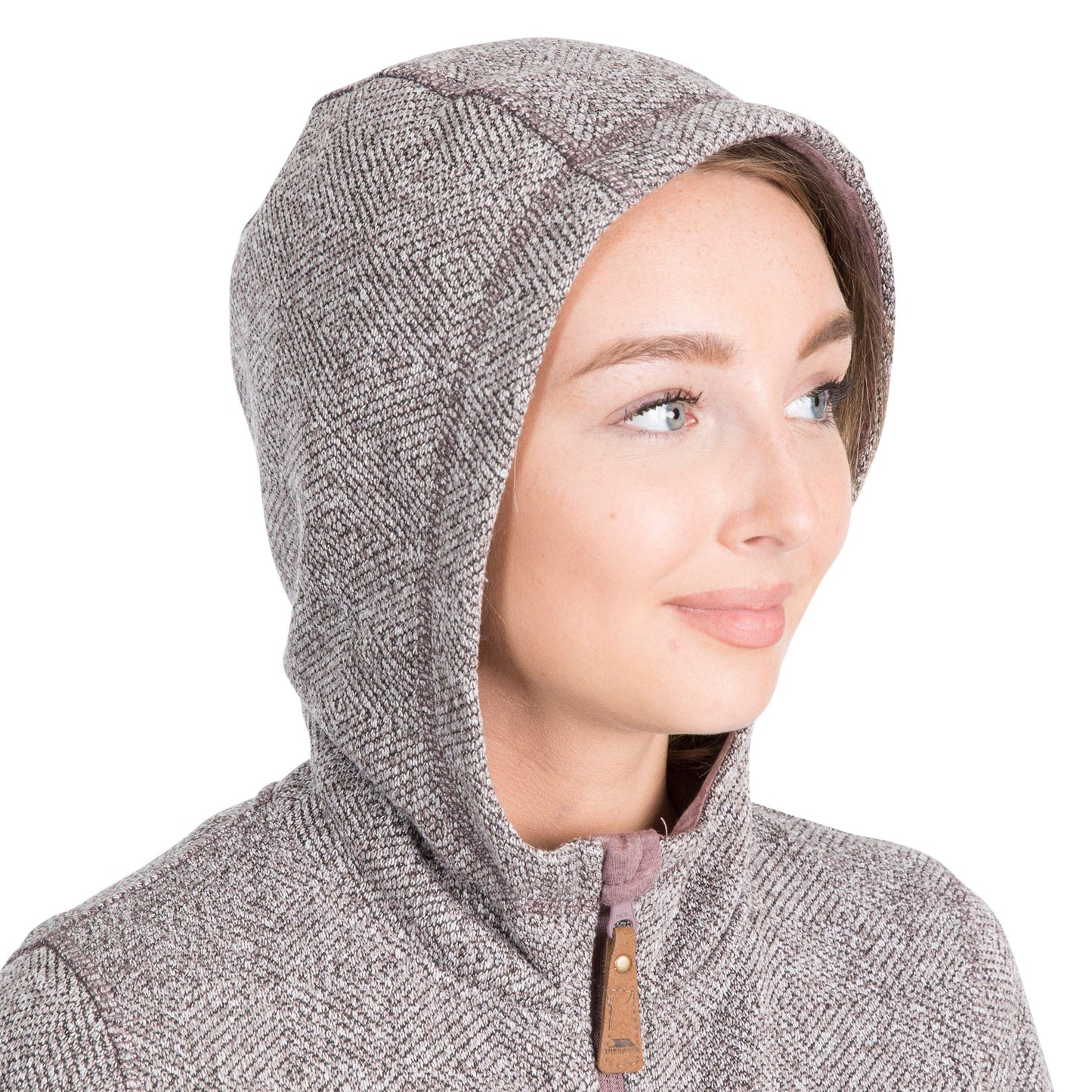 Trespass Women's Reserve Warm Microfleece Jacket with Hood, 260 g/m², Pack of 1