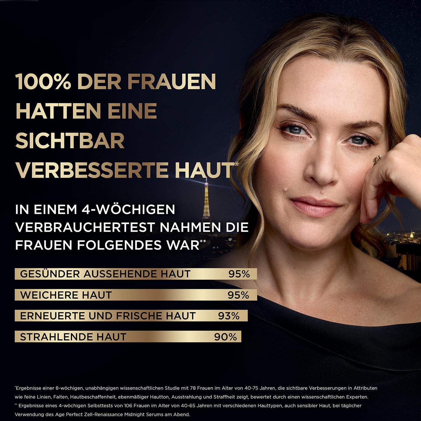 L'Oréal Paris Midnight Serum für Frauen: Zell-Regeneration über Nacht & schützt vor freien Radikalen am Tagfür weniger Falten, glattere und jüngere Haut, Age Perfect Zell Renaissance1x 30ml