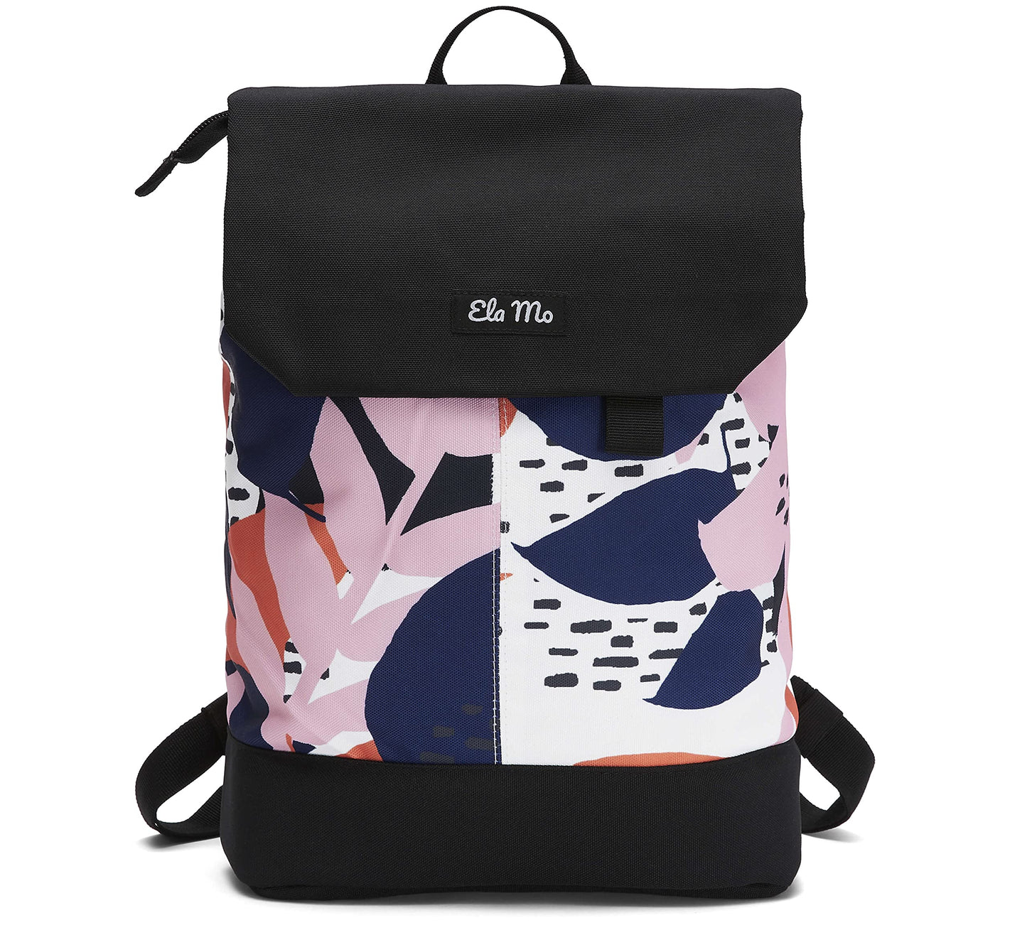 Ela Mo Rucksack Damen - Daypack schön u. durchdacht - Laptop Rucksäcke für Frauen - Anti Diebstahl Tasche für Schule, Uni, Business (Salmon)