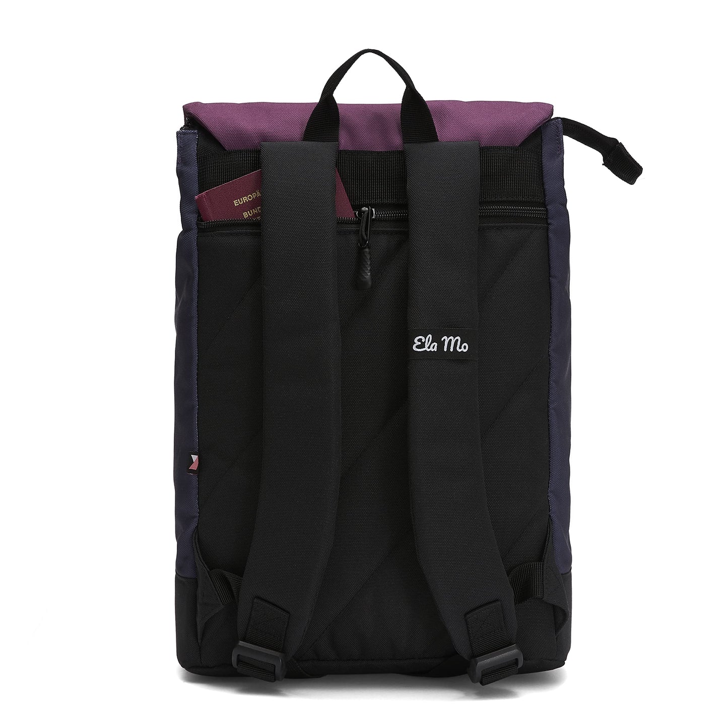 Ela Mo Rucksack Damen - Daypack schön u. durchdacht - Laptop Rucksäcke für Frauen - Anti Diebstahl Tasche für Schule, Uni, Business (Salmon)
