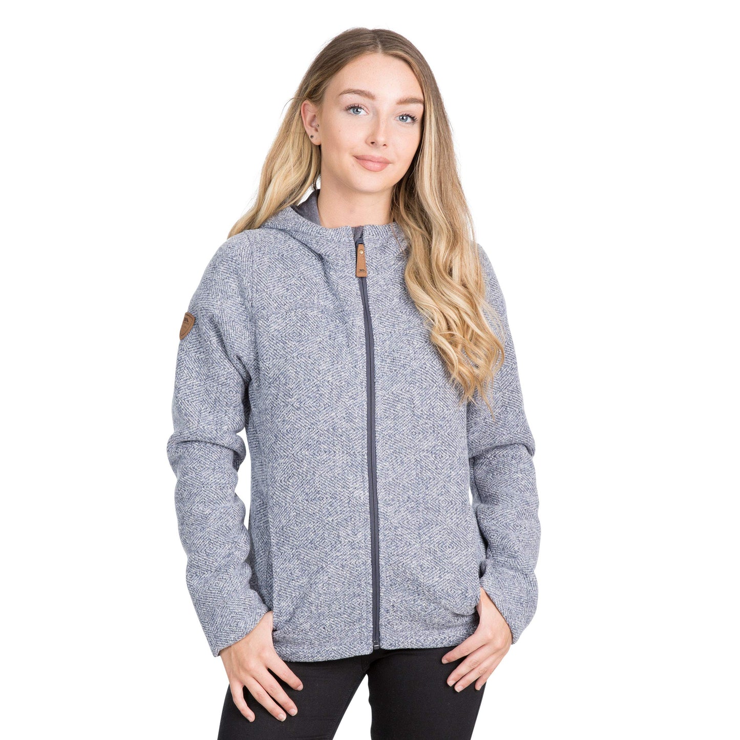 Trespass Women's Reserve Warm Microfleece Jacket with Hood, 260 g/m², Pack of 1