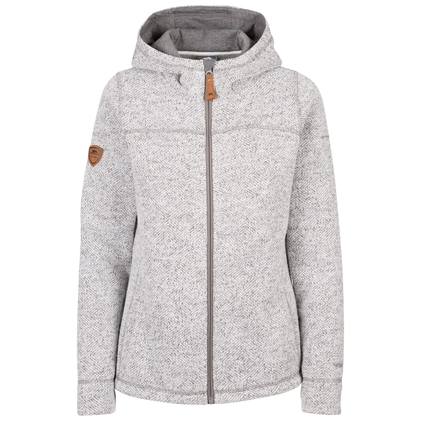 Trespass Women's Reserve Warm Microfleece Jacket with Hood, 260 g/m², Pack of 1