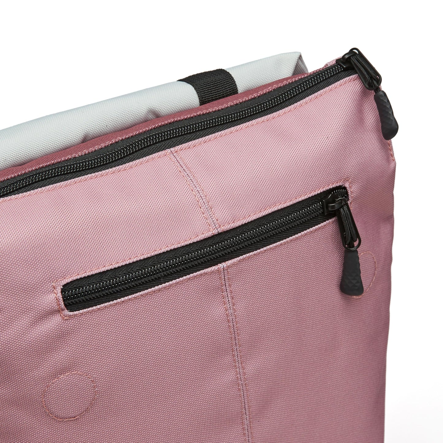 Ela Mo Rucksack Damen - Daypack schön u. durchdacht - Laptop Rucksäcke für Frauen - Anti Diebstahl Tasche für Schule, Uni, Business (Salmon)